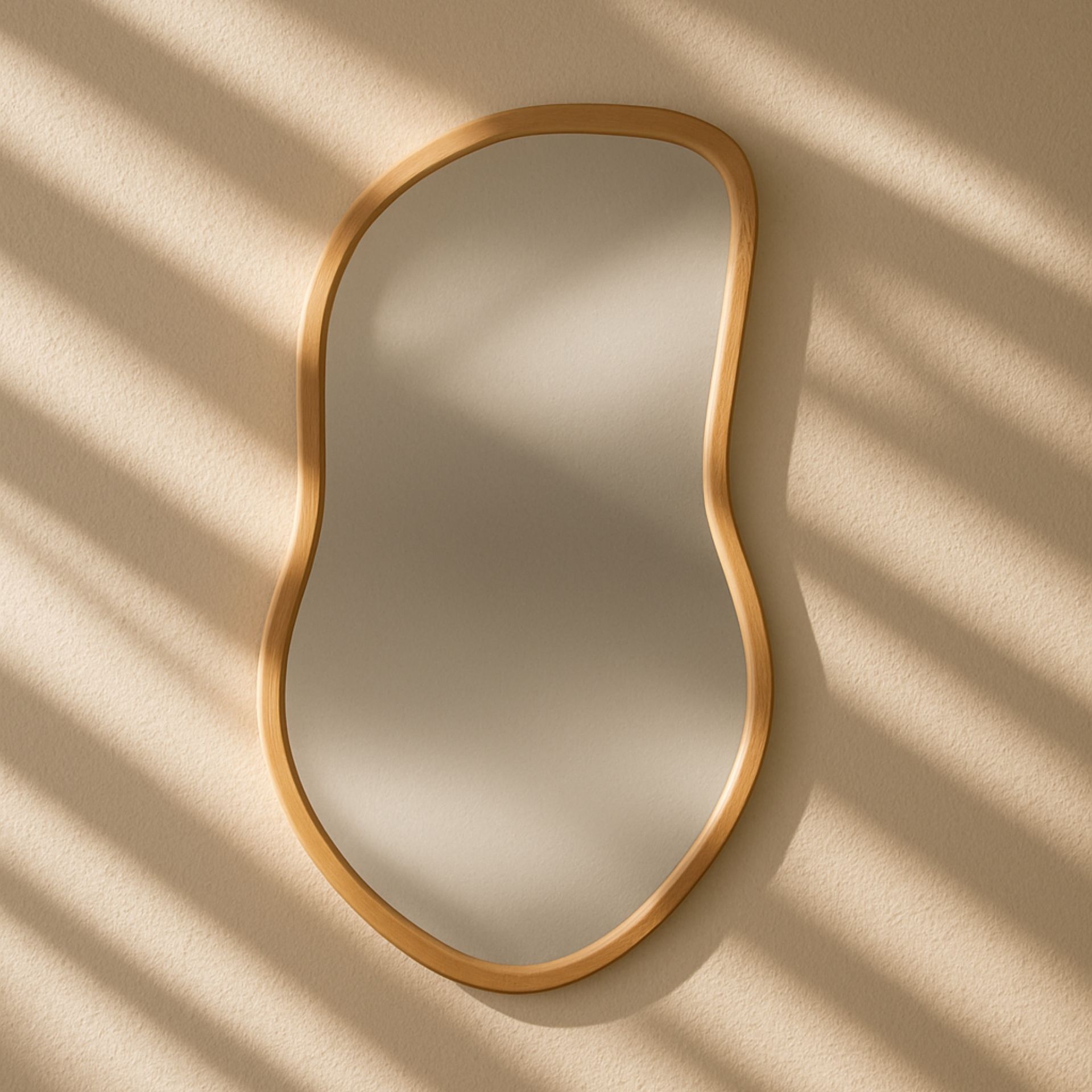 Espejo de pared de madera MD Radel 75x45cm