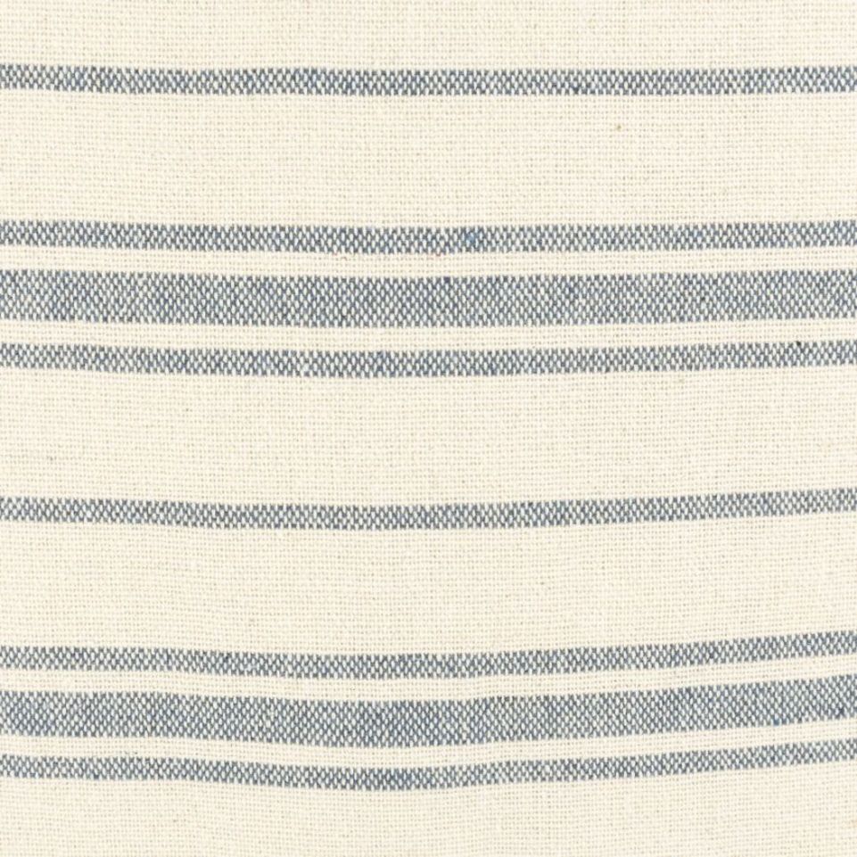 Funda de cojín de algodón con rayas azules Niza 45x45cm