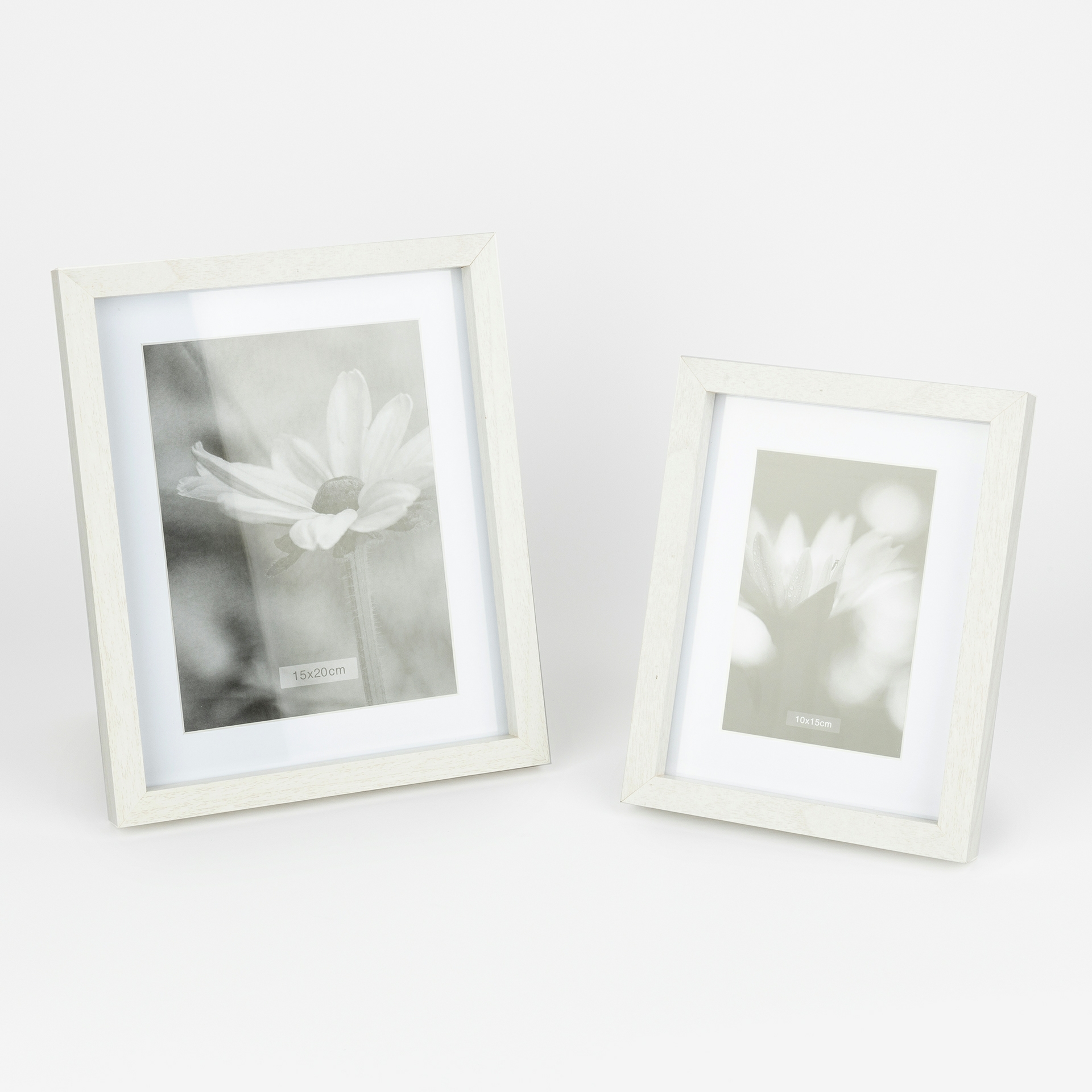 Marco de fotos blanco madera Mati 15x20cm