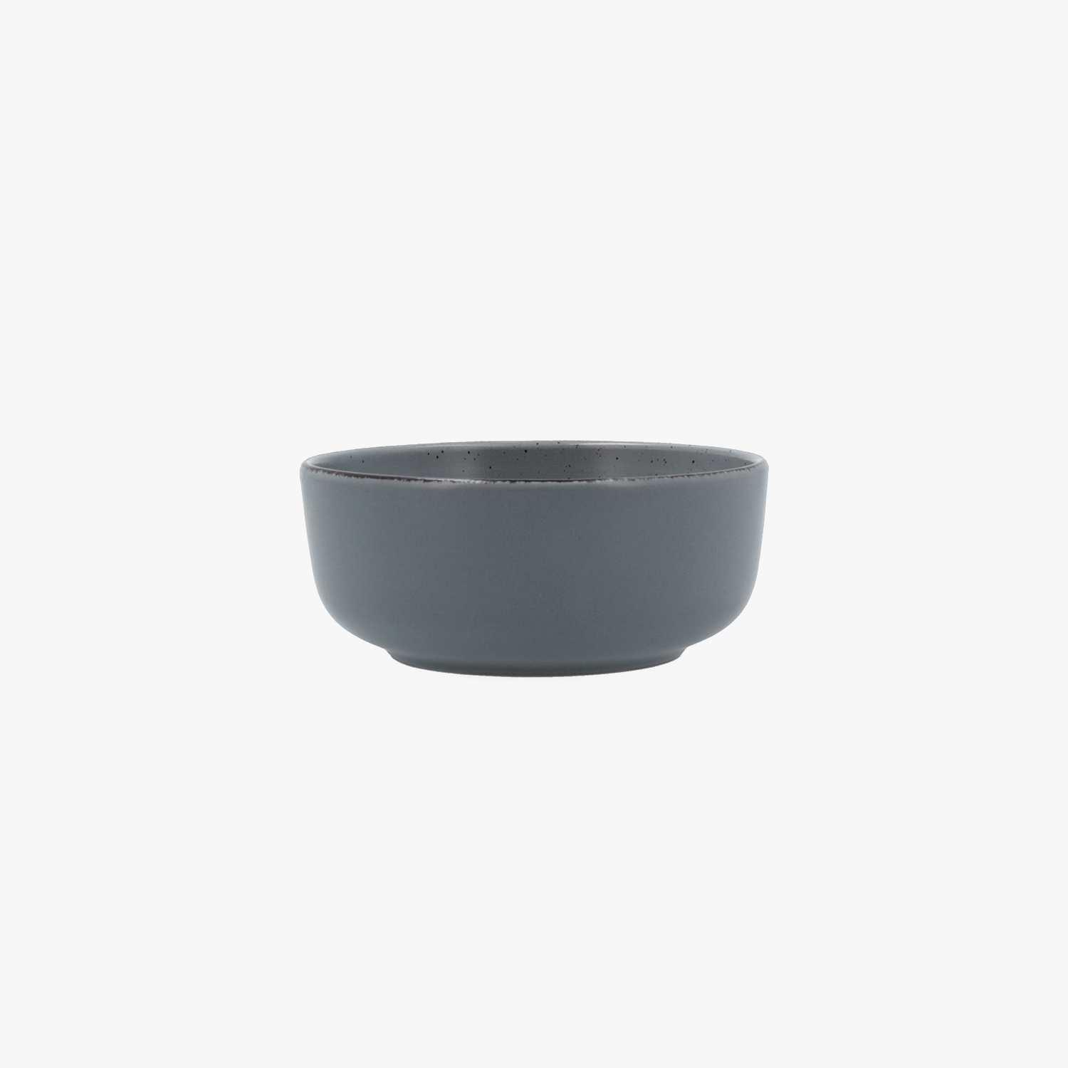 Bol de cer&aacute;mica gris Iria &Oslash;15cm