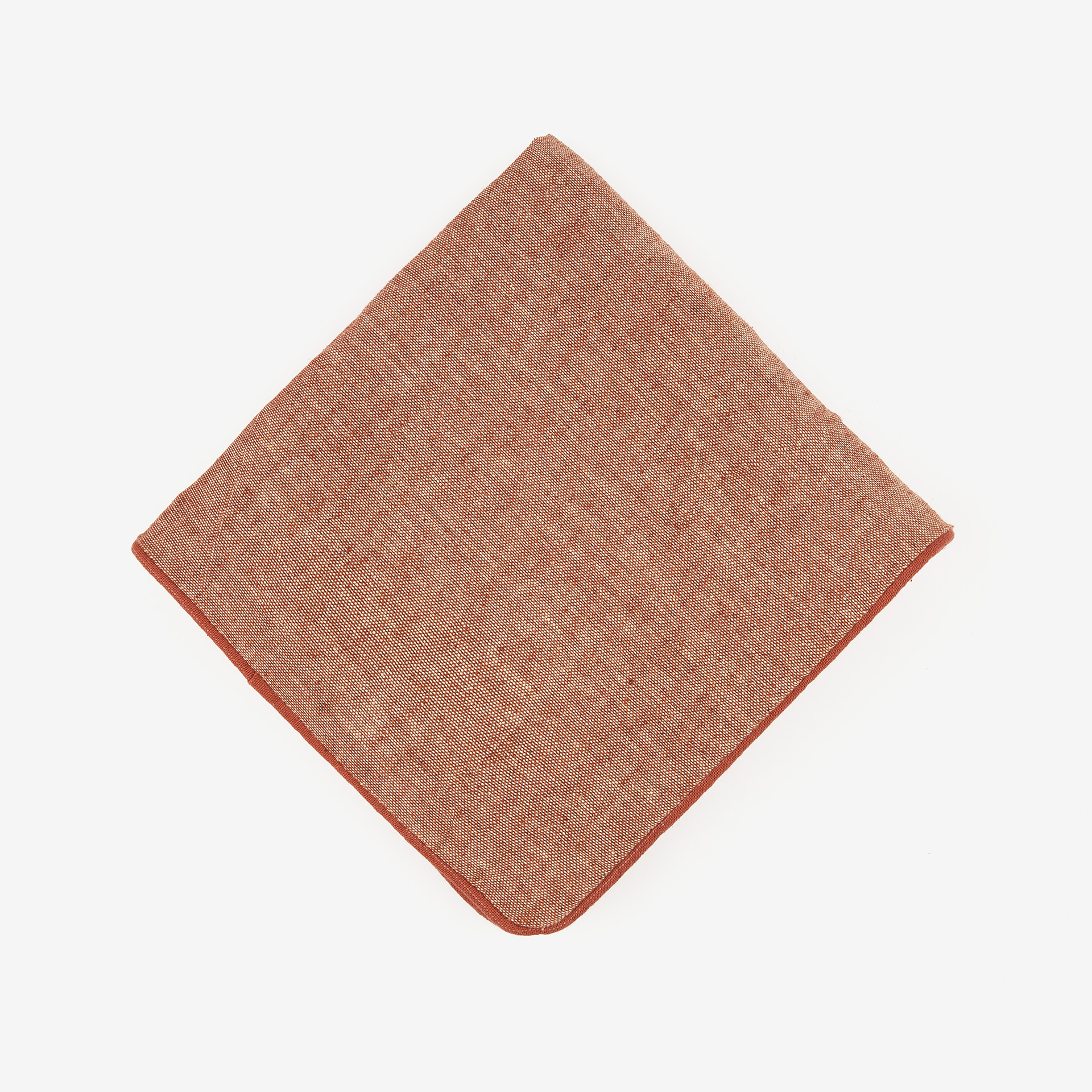 Funda de coj&iacute;n de lino cobre 45x45cm