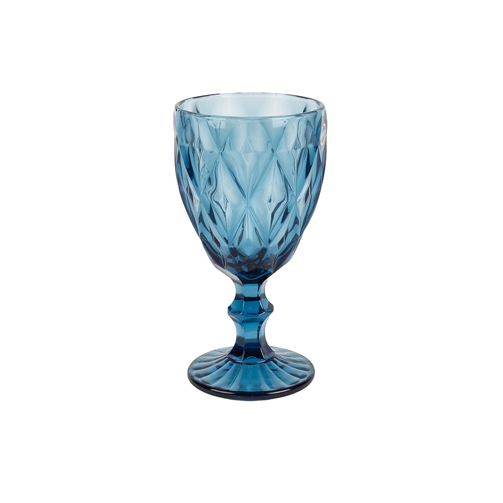 Copa de cristal azul zafiro 24cl