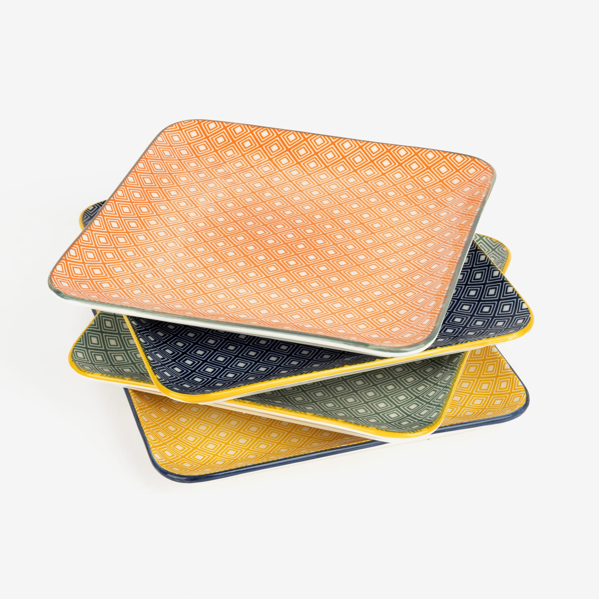 Bandeja de porcelana Okinawa 21x21cm