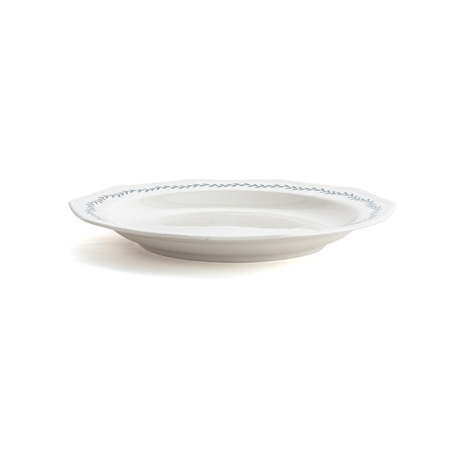Plato llano blanco de porcelana Evergreen &Oslash;27cm