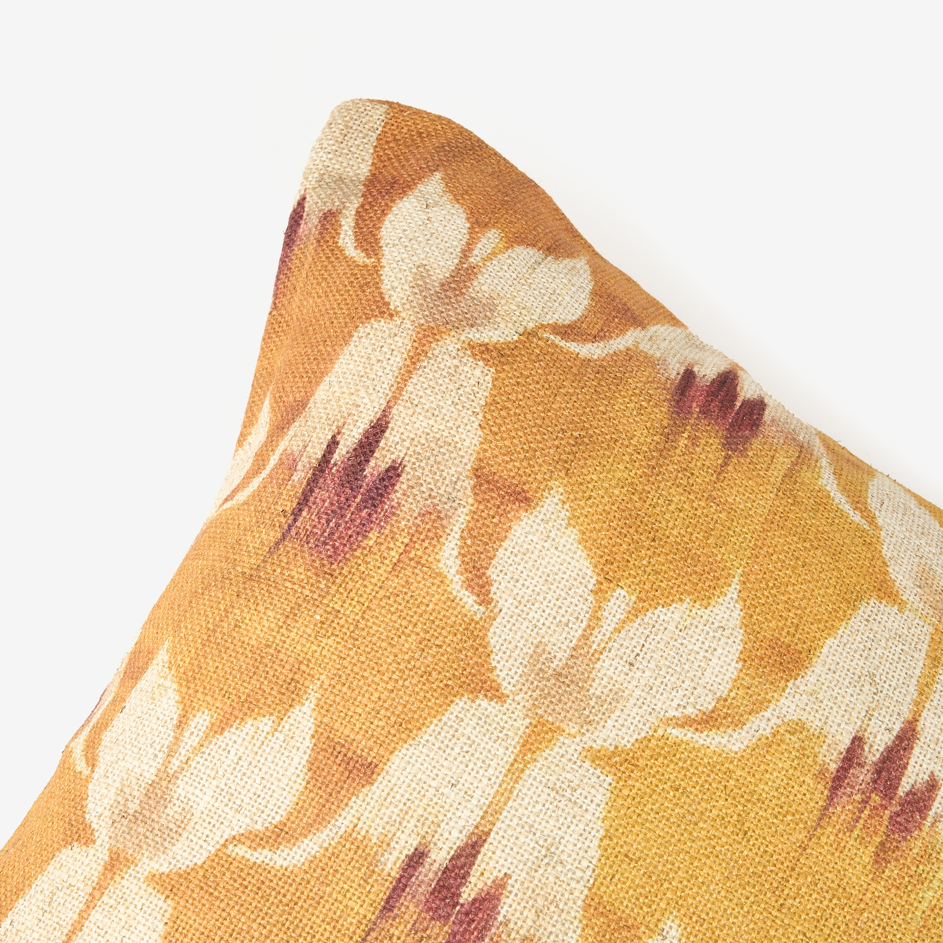 Funda de cojín algodón naranja Koray 45x45cm