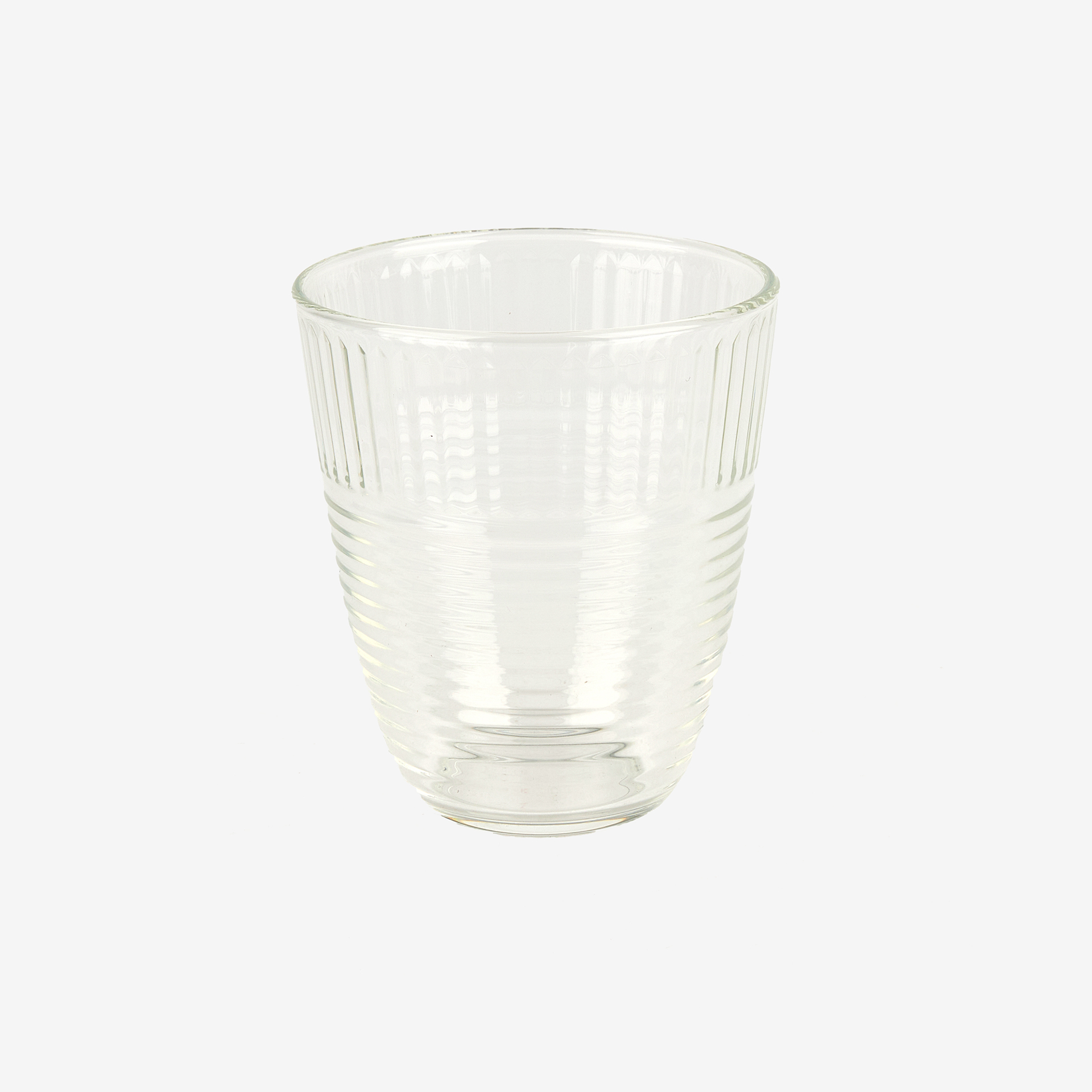 Vaso de vidrio transparente Zama 31cl Ø9x10cm