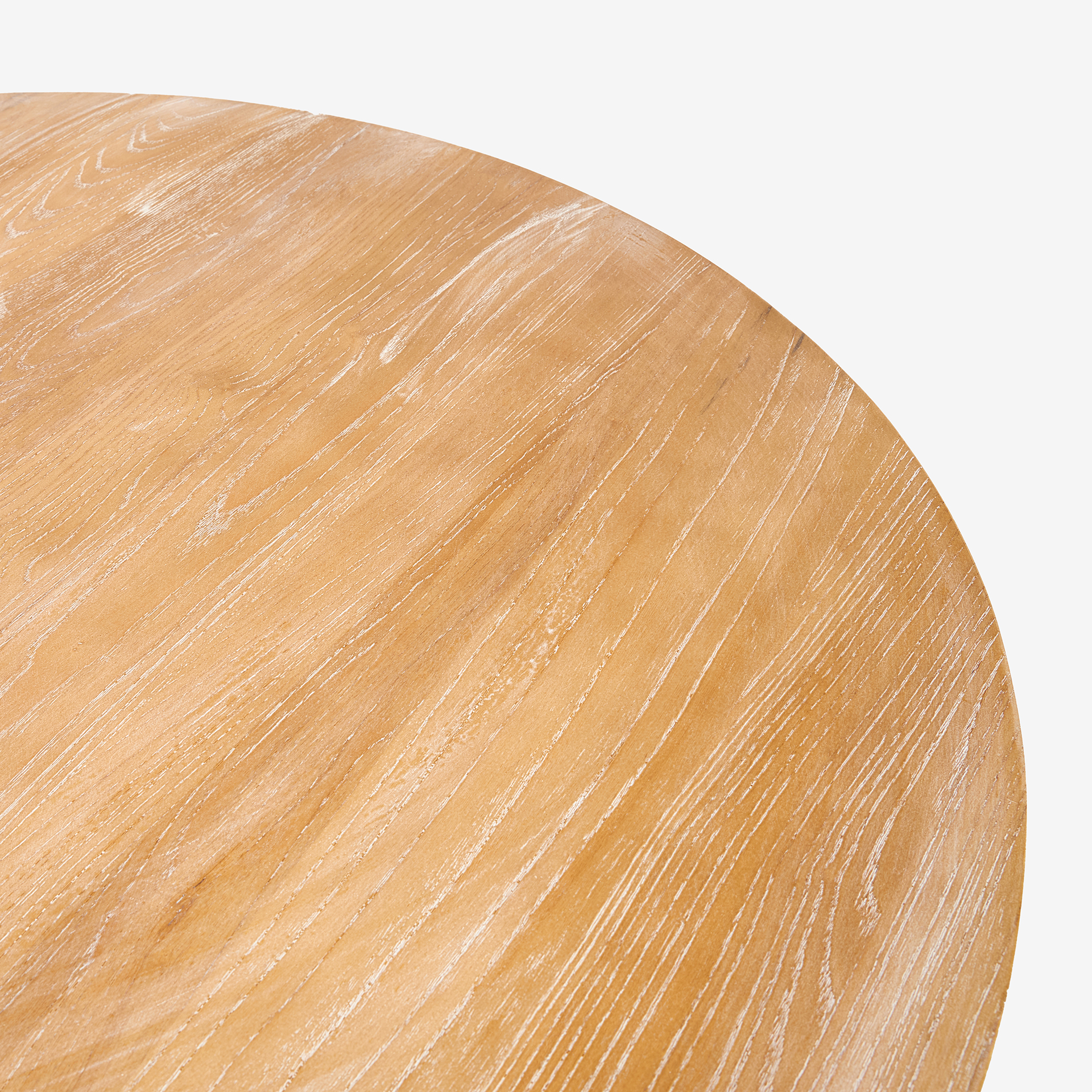Mesa de comedor de madera de olmo Toulouse Ø120x76cm