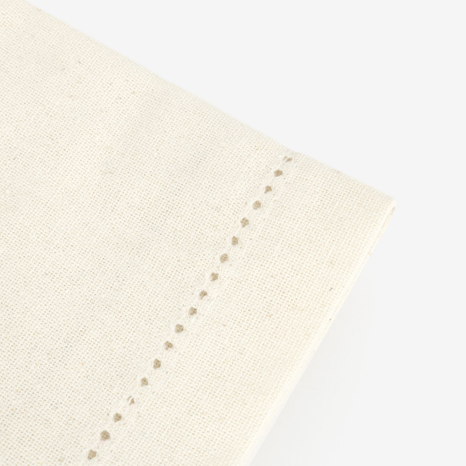 Set de 2 servilletas de algodón beige Vainica43x43cm