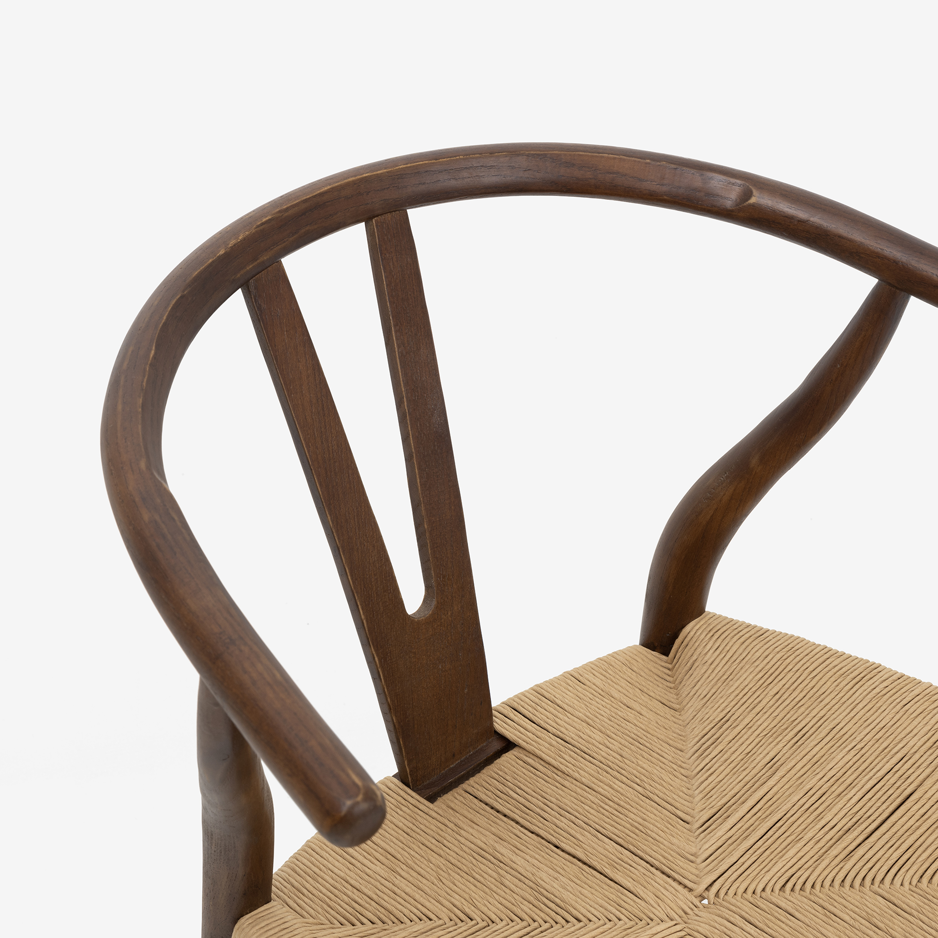 Silla de comedor de madera marron oscuro Irma 49x42x78cm Clau&Chloe