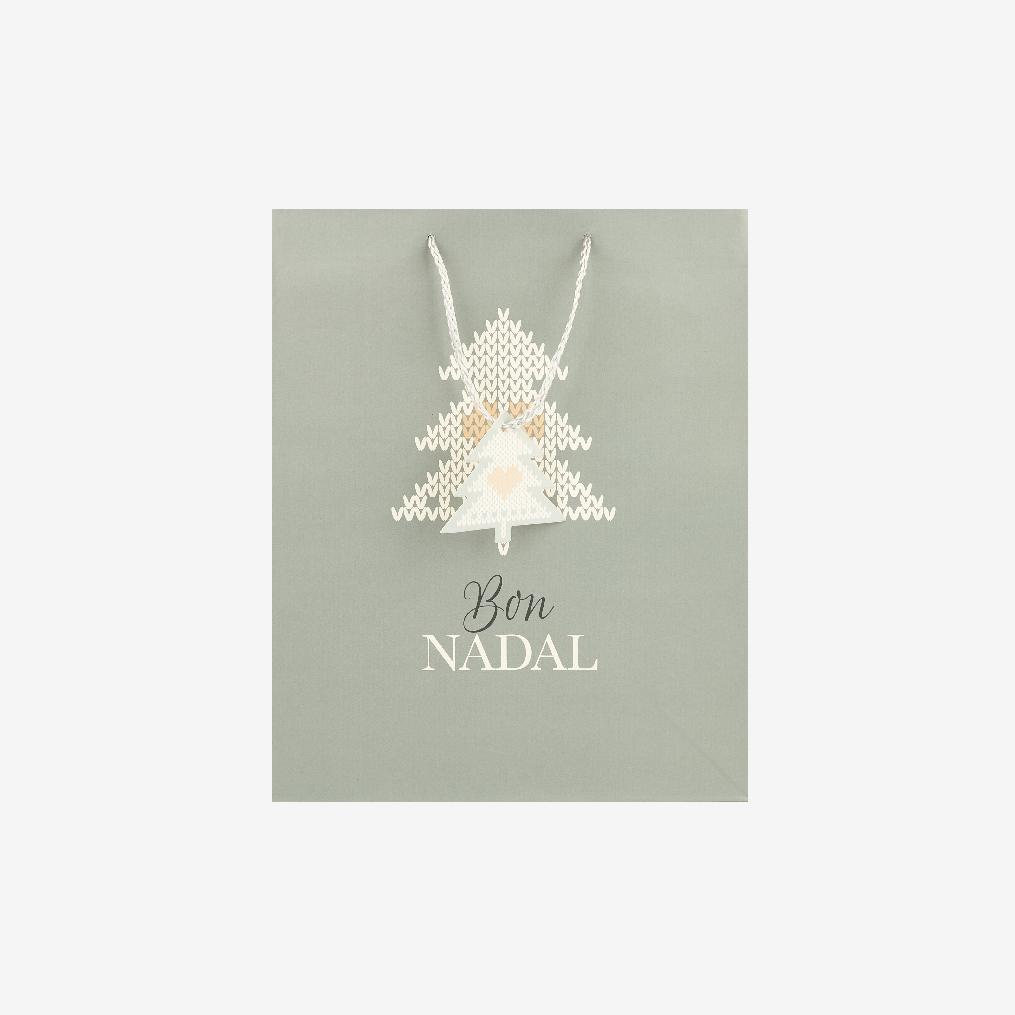 Bolsa de papel para regalo gris Nordic M