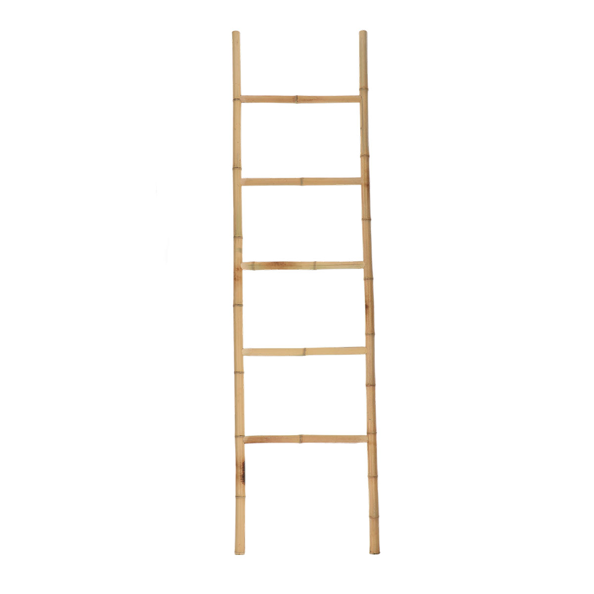 Escalera toallero de bamb&uacute; 45x2,5x170cm