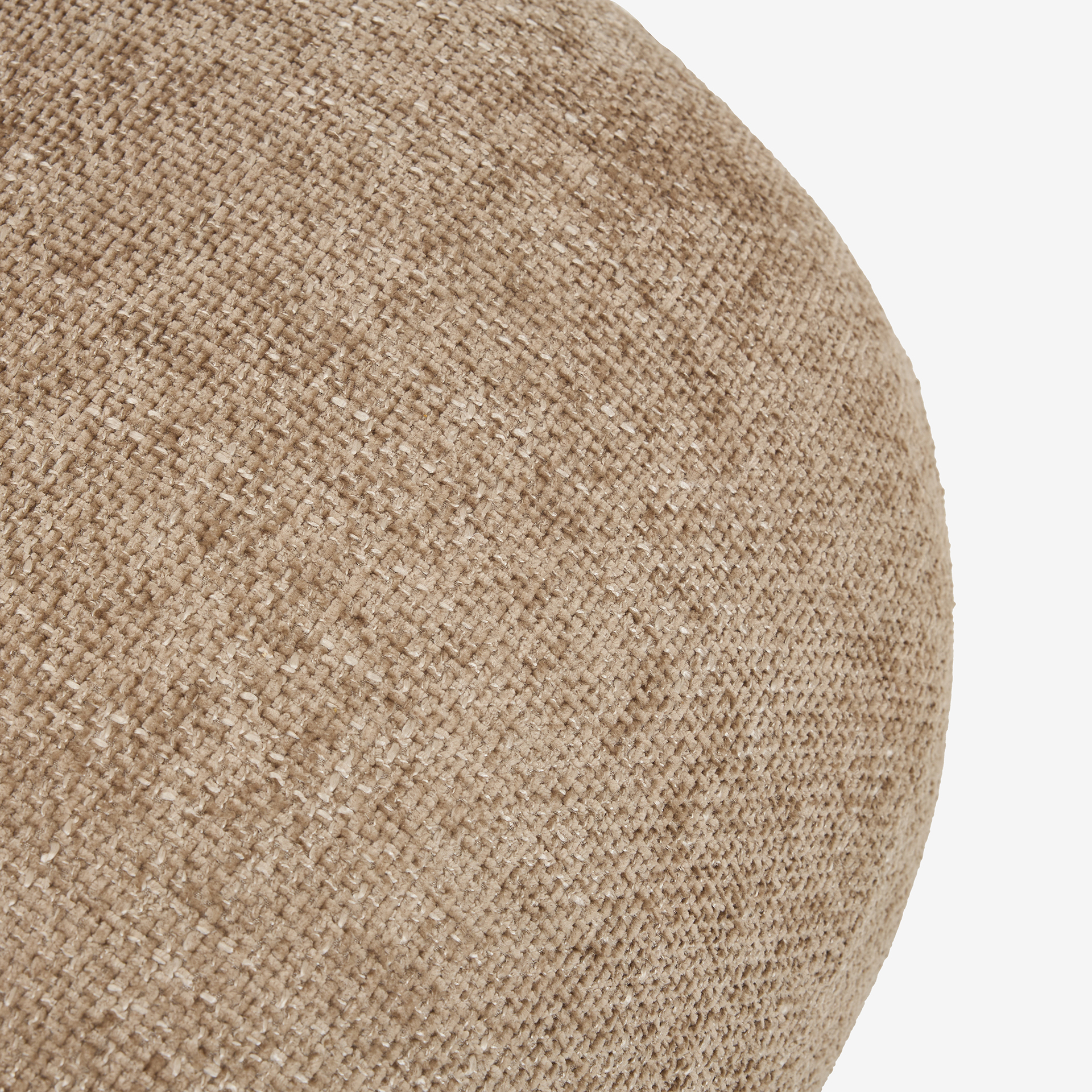 Butaca de algodón marrón Aicha 85x82x77cm Clau&Chloe