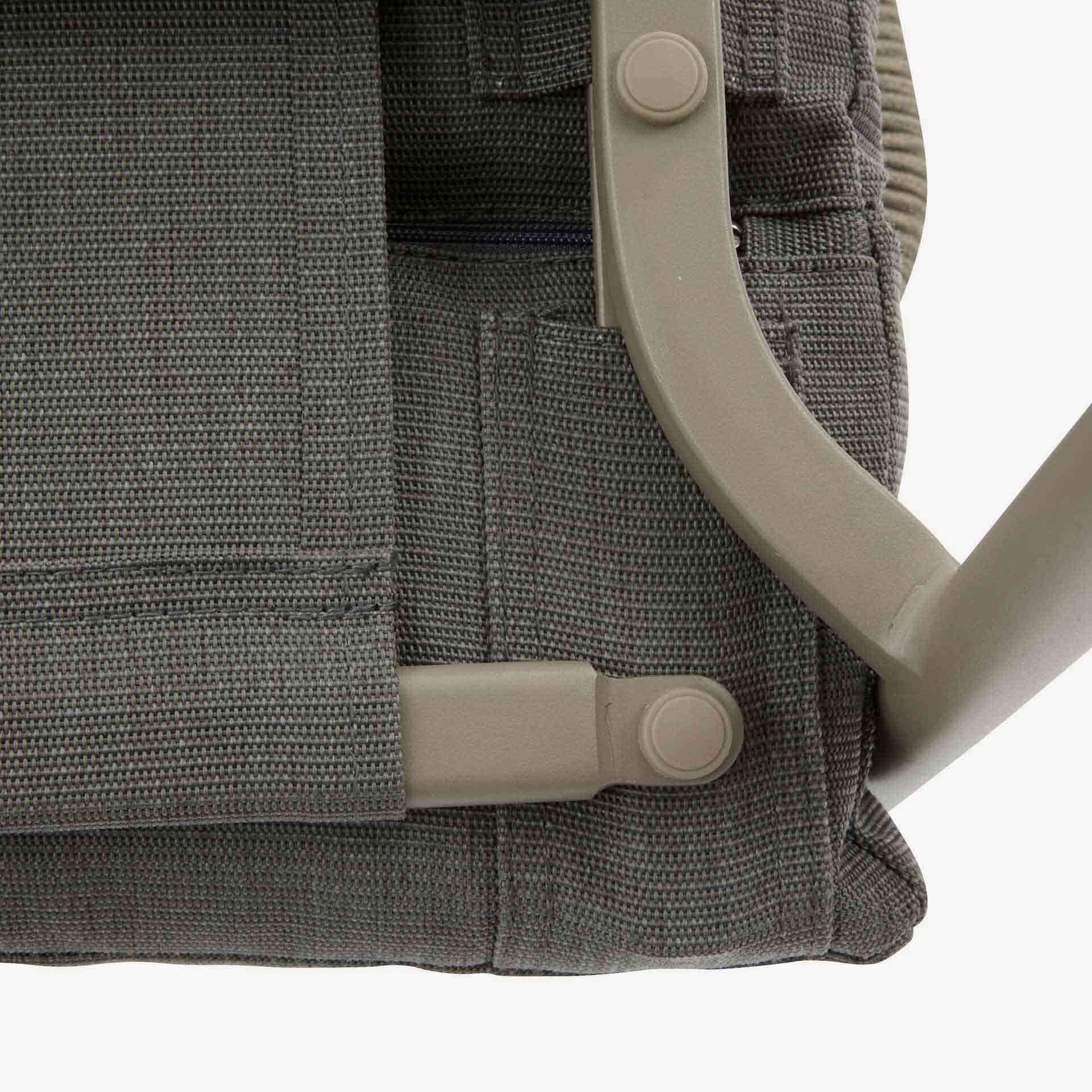 Conjunto de jard&iacute;n para 4 personas de acero cafe Solani