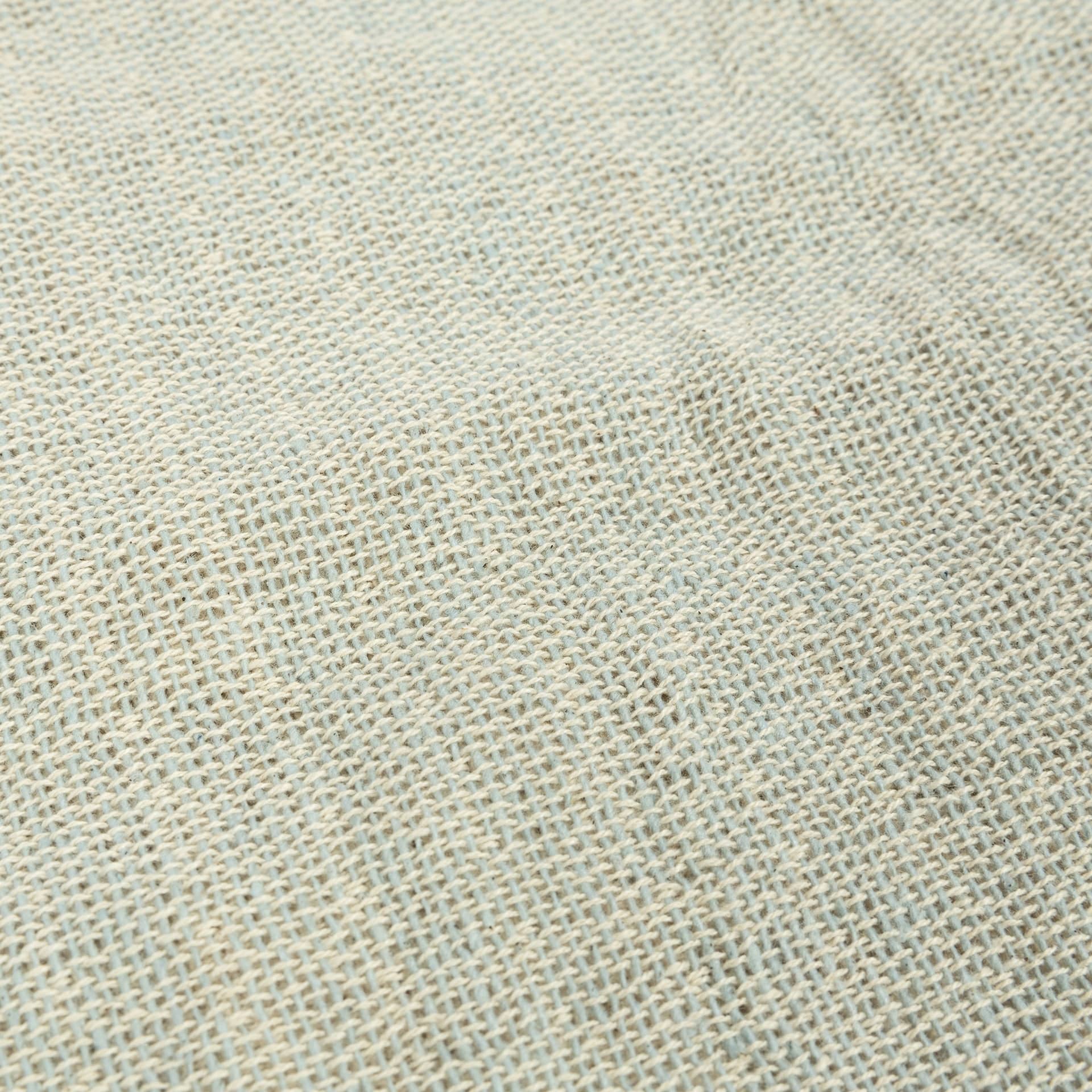 Plaid verde agua de algodón Gotta 125x150cm