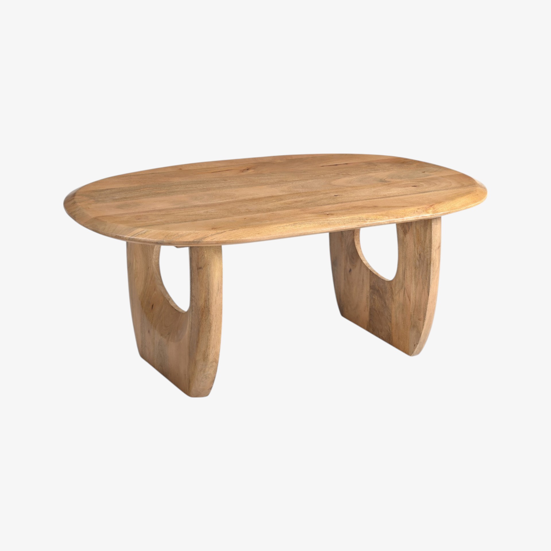 Mesa de centro de madera de mango Aero 120x70x48cm Clau&Chloe