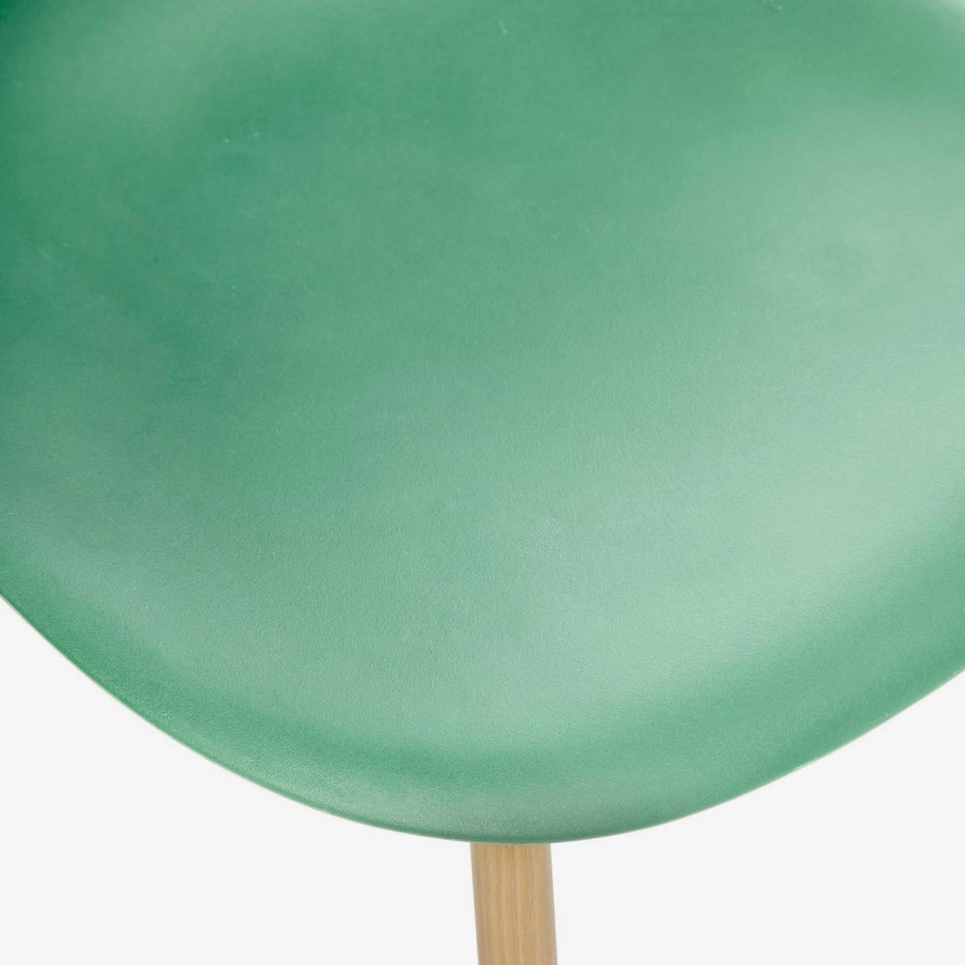 Silla de comedor de polipropileno verde Orel 