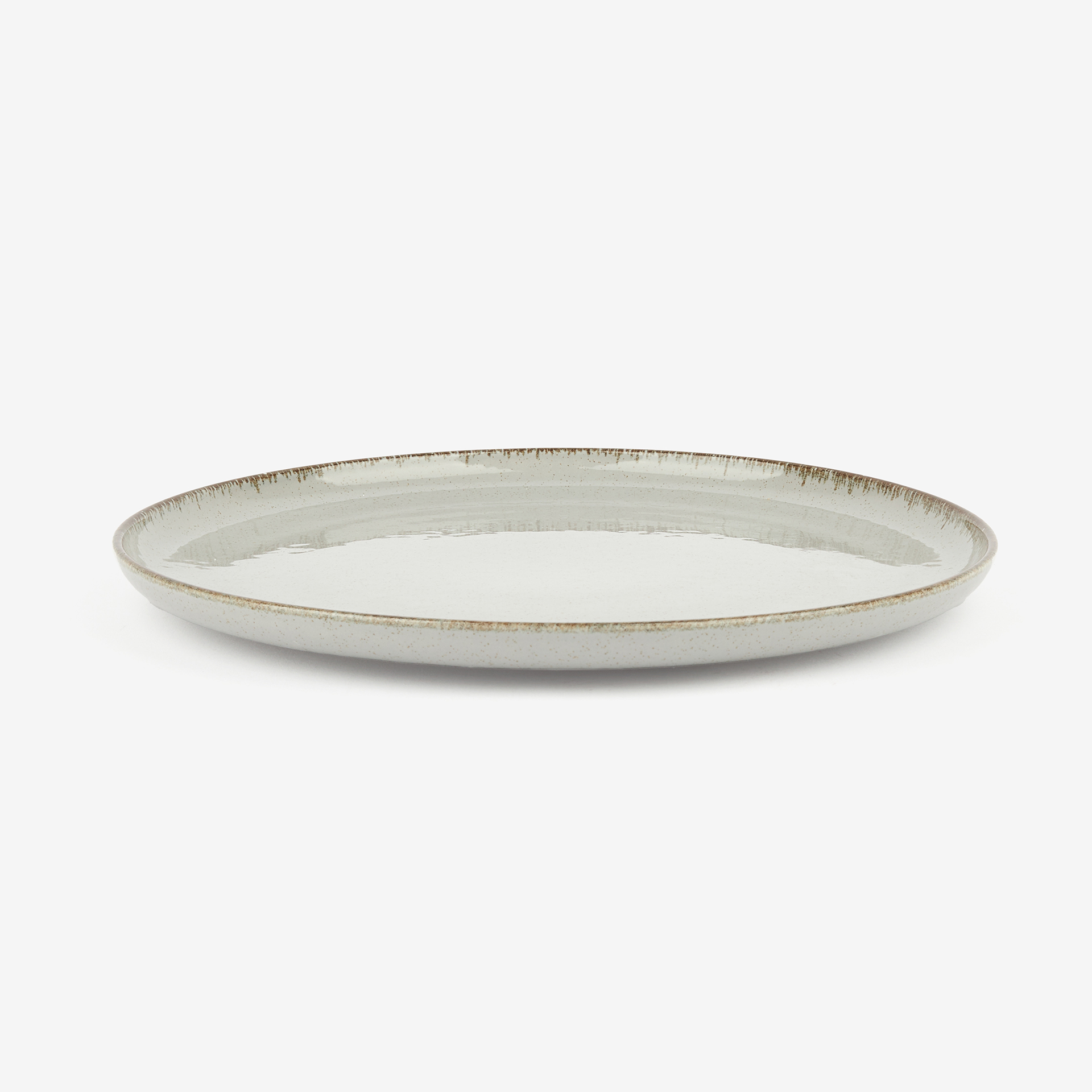 Vajilla de porcelana gris Olite