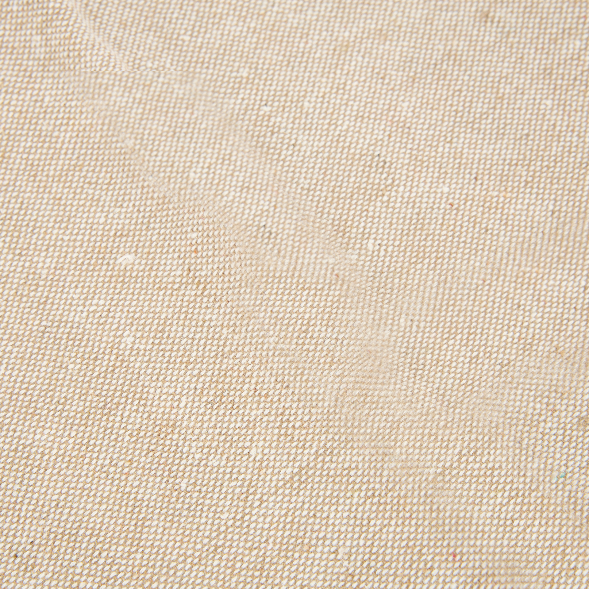 Set de 2 servilletas de algodón beige 43x43cm