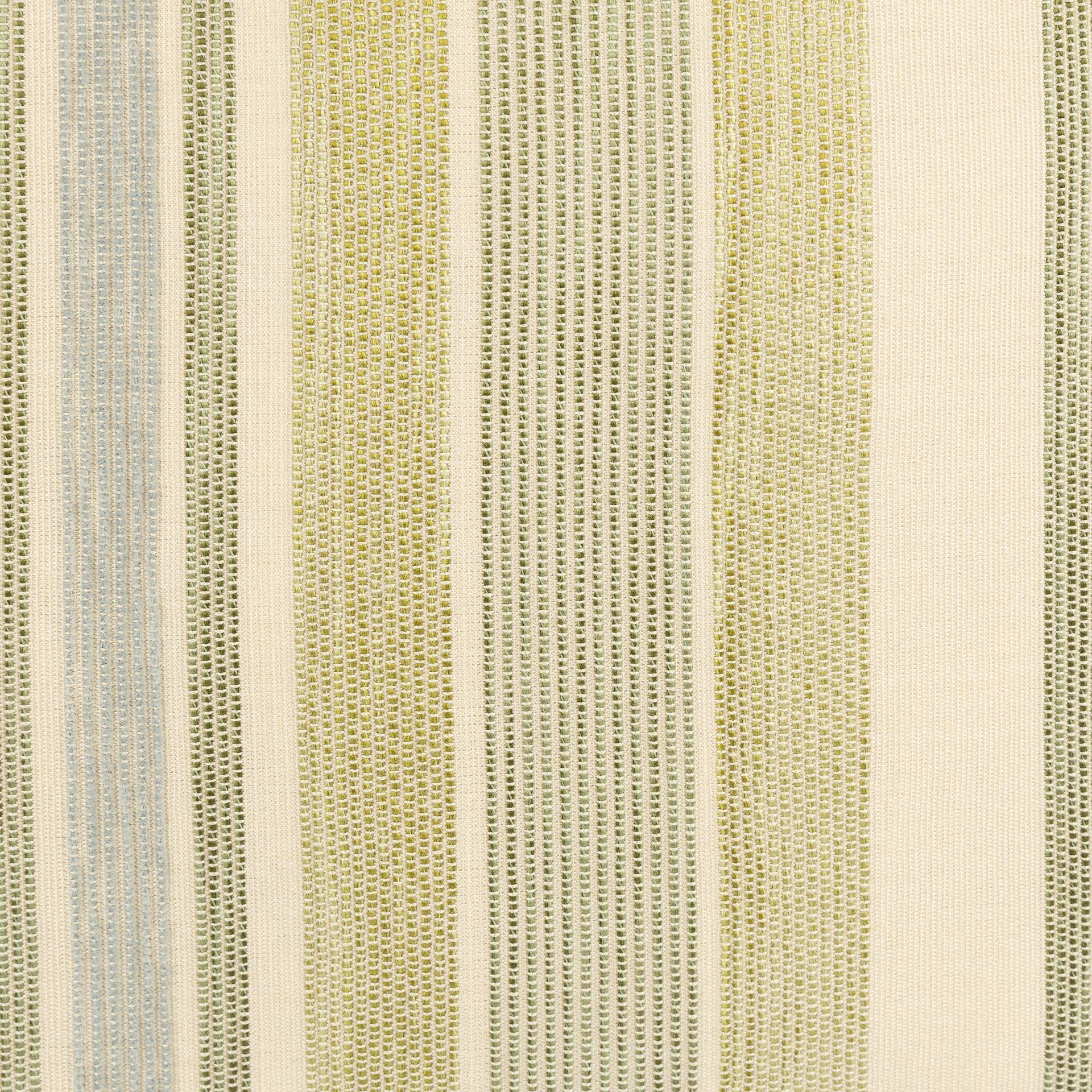 Funda de coj&iacute;n exterior de algod&oacute;n reciclado raya verde Baris 45x45cm