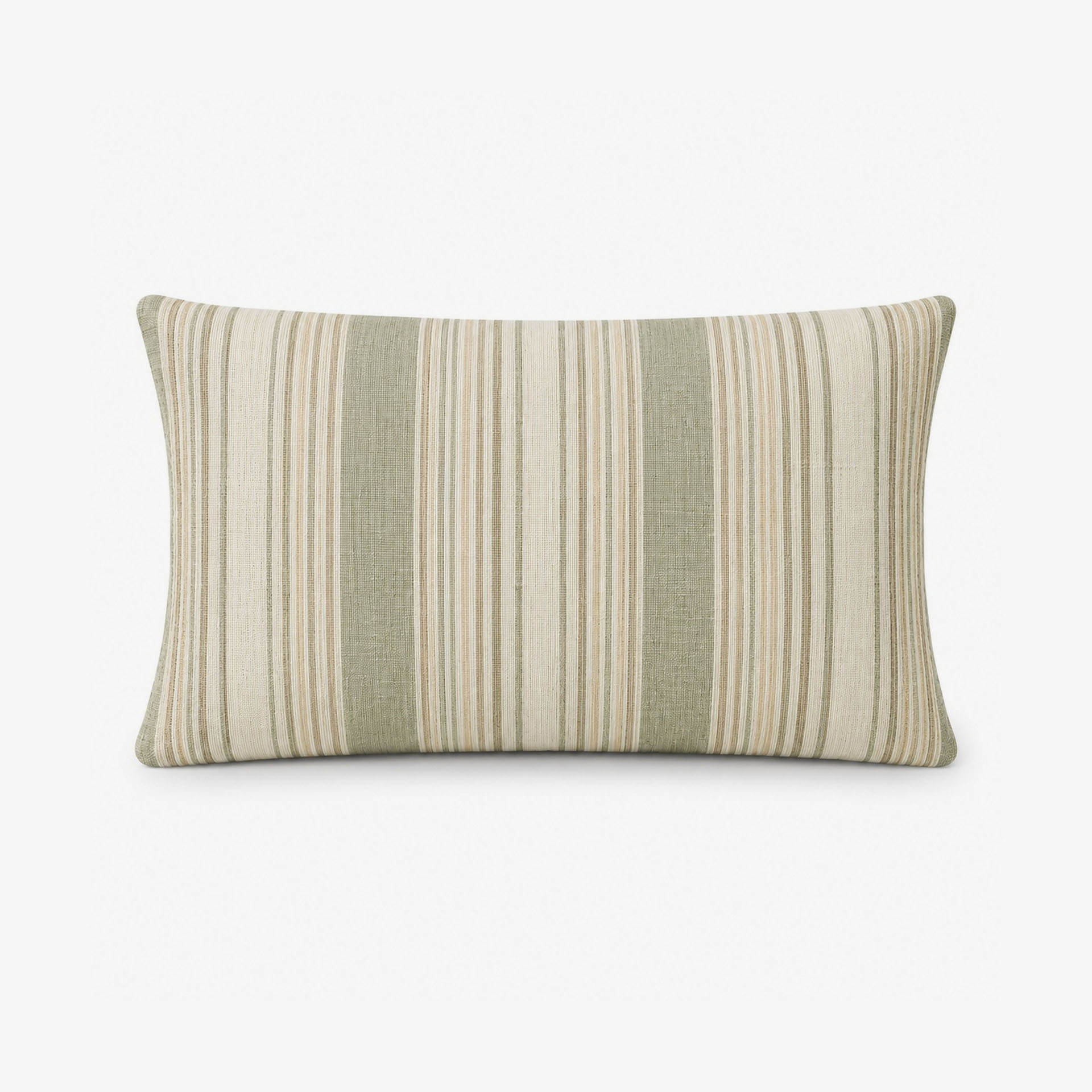 Funda de coj&iacute;n reversible verde de algod&oacute;n y poli&eacute;ster Sira 30x45cm