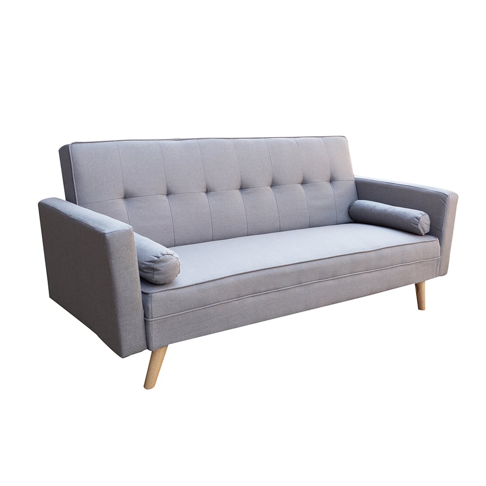 Sofá cama gris Roma 188x78x85cm