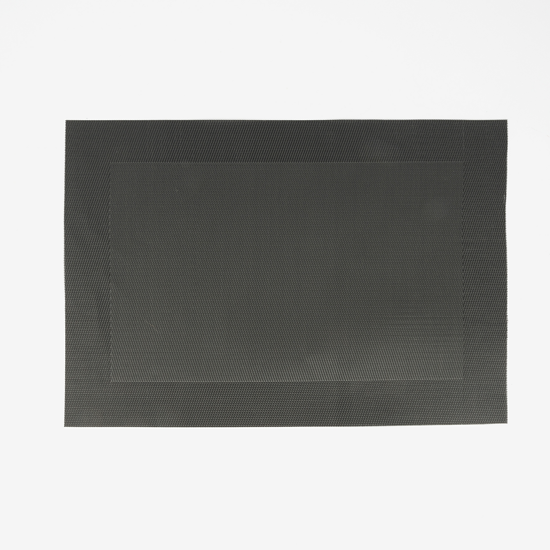 Mantel individual negro de textilene 51x36cm