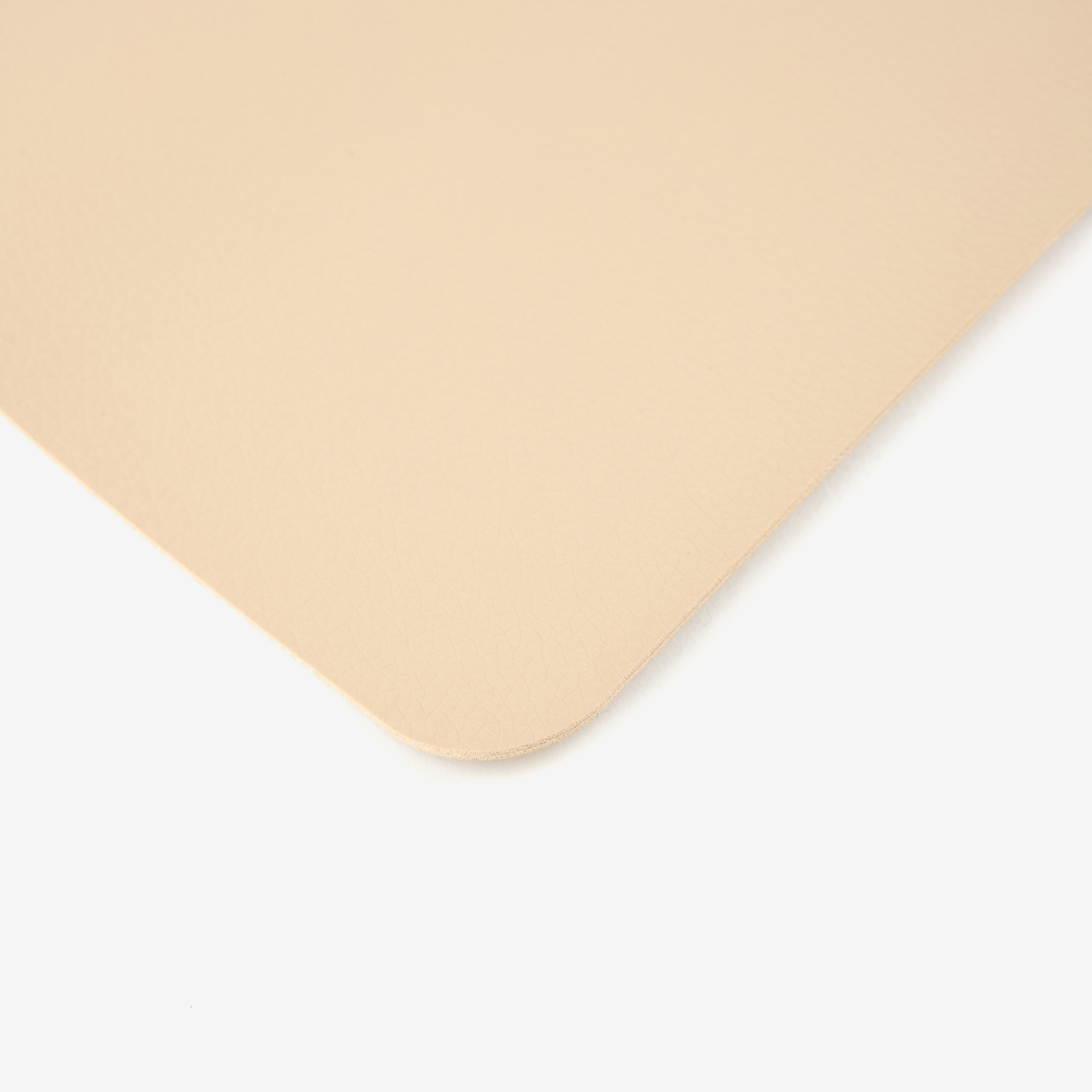 Mantel individual de polipiel beige 43x30cm