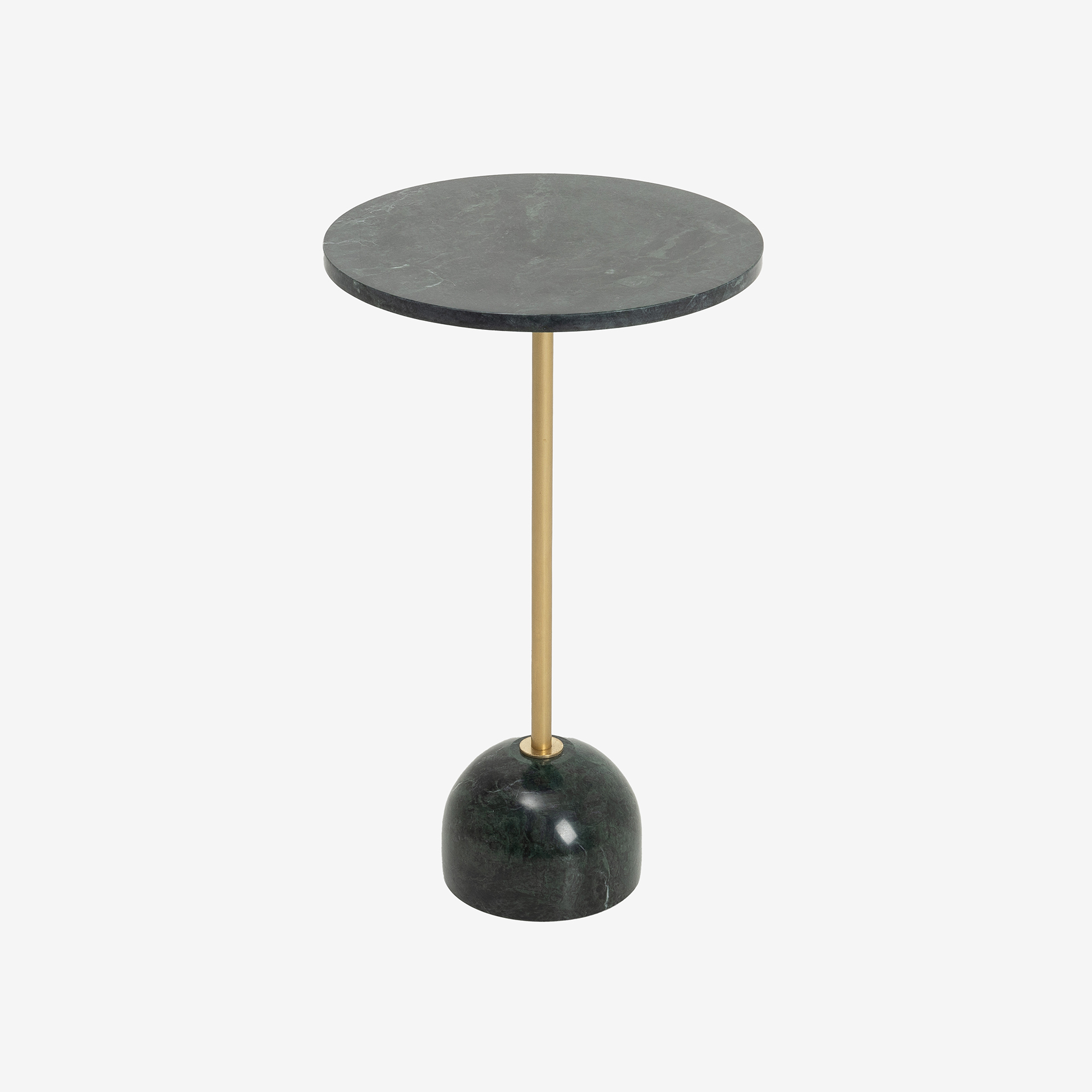 Mesa auxiliar de mármol verde Kern Ø35x58cm Clau&Chloe