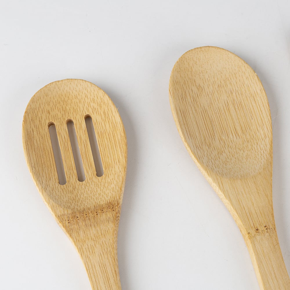 Set de 4 utensilios de cocina de bamb&uacute;
