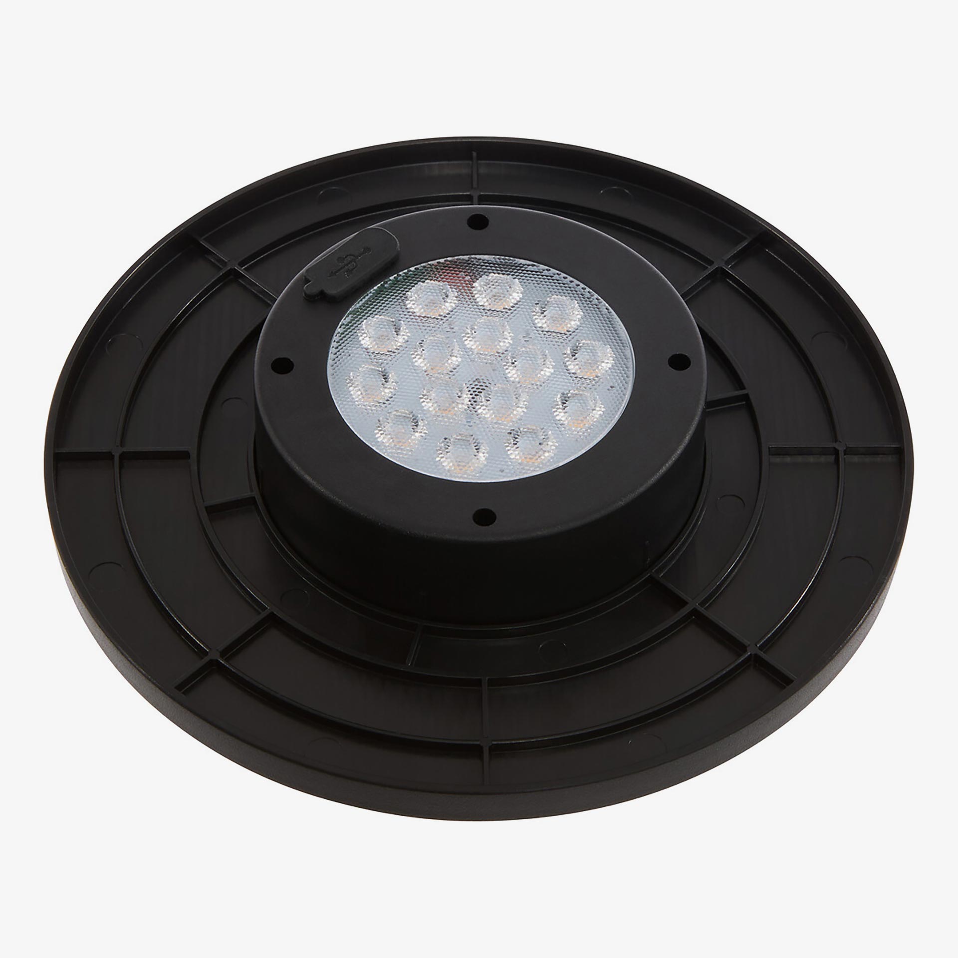 Lampara de mesa solar para jard&iacute;n verde Lynor &Oslash;16x31cm