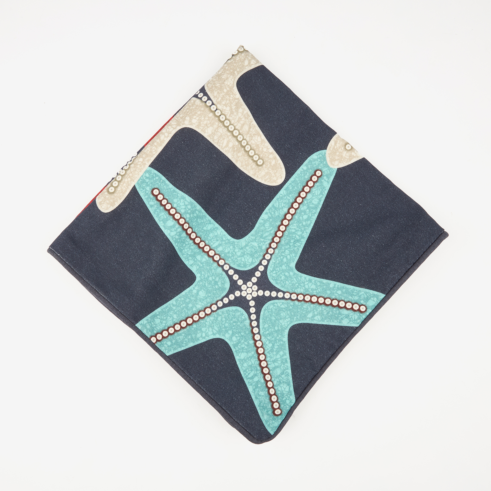 Funda de coj&iacute;n de algod&oacute;n Starfish 45x45cm