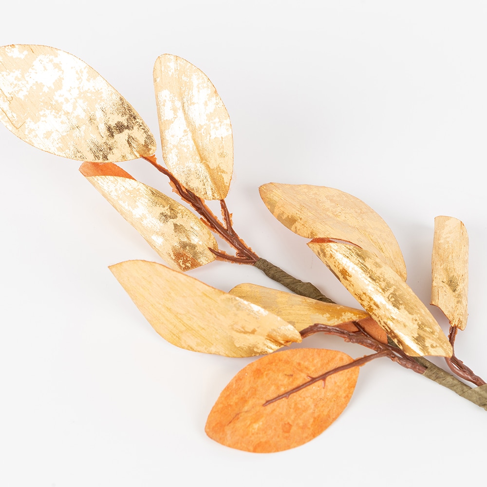 Rama decorativa dorada