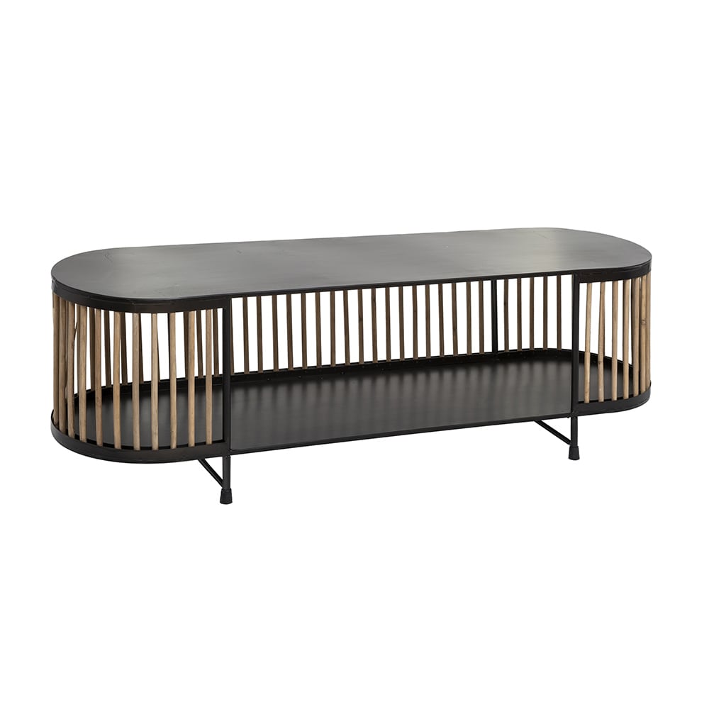 Mueble TV madera hierro Athenas 140cm