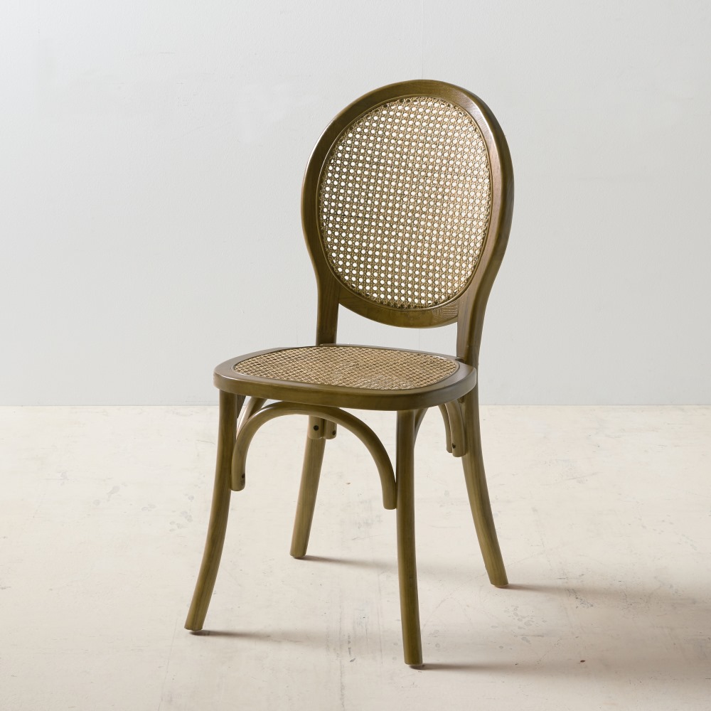 Silla de comedor de madera de olmo 45x42x94cm