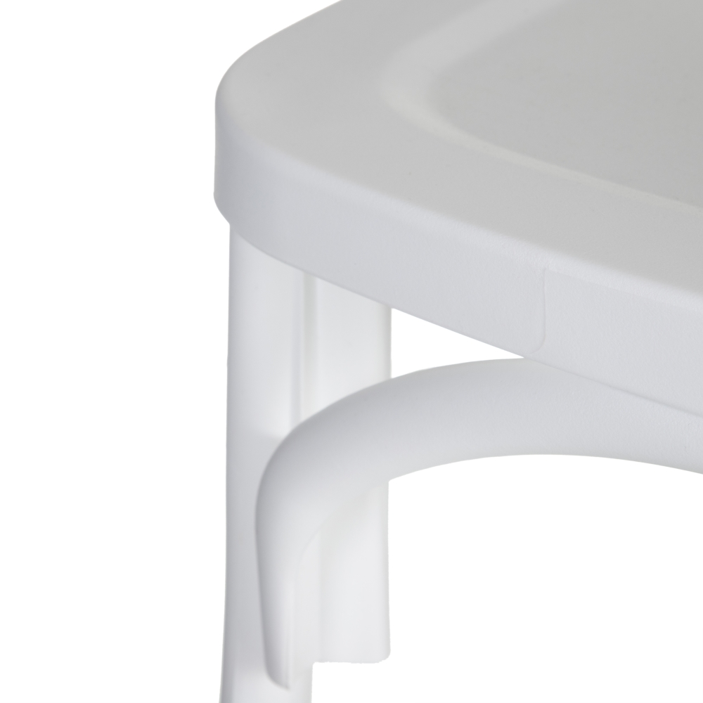 Set de 4 sillas de comedor blanco Cassie 48x43x91cm