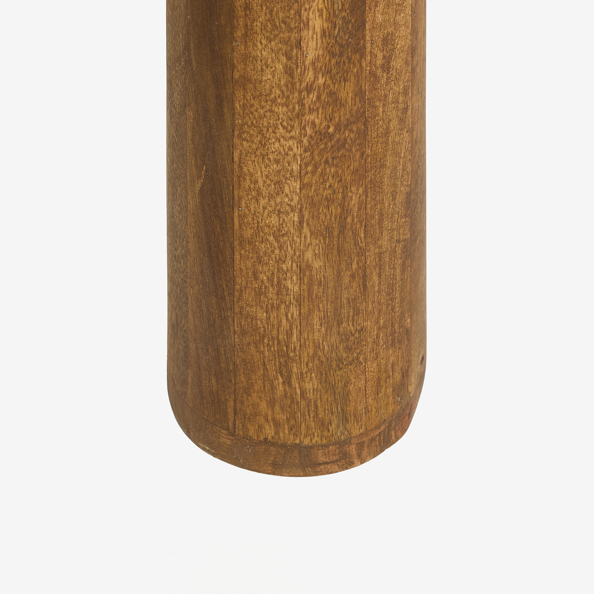 Mesa de centro de m&aacute;rmol y madera Houston &Oslash;90x45 Clau&Chloe