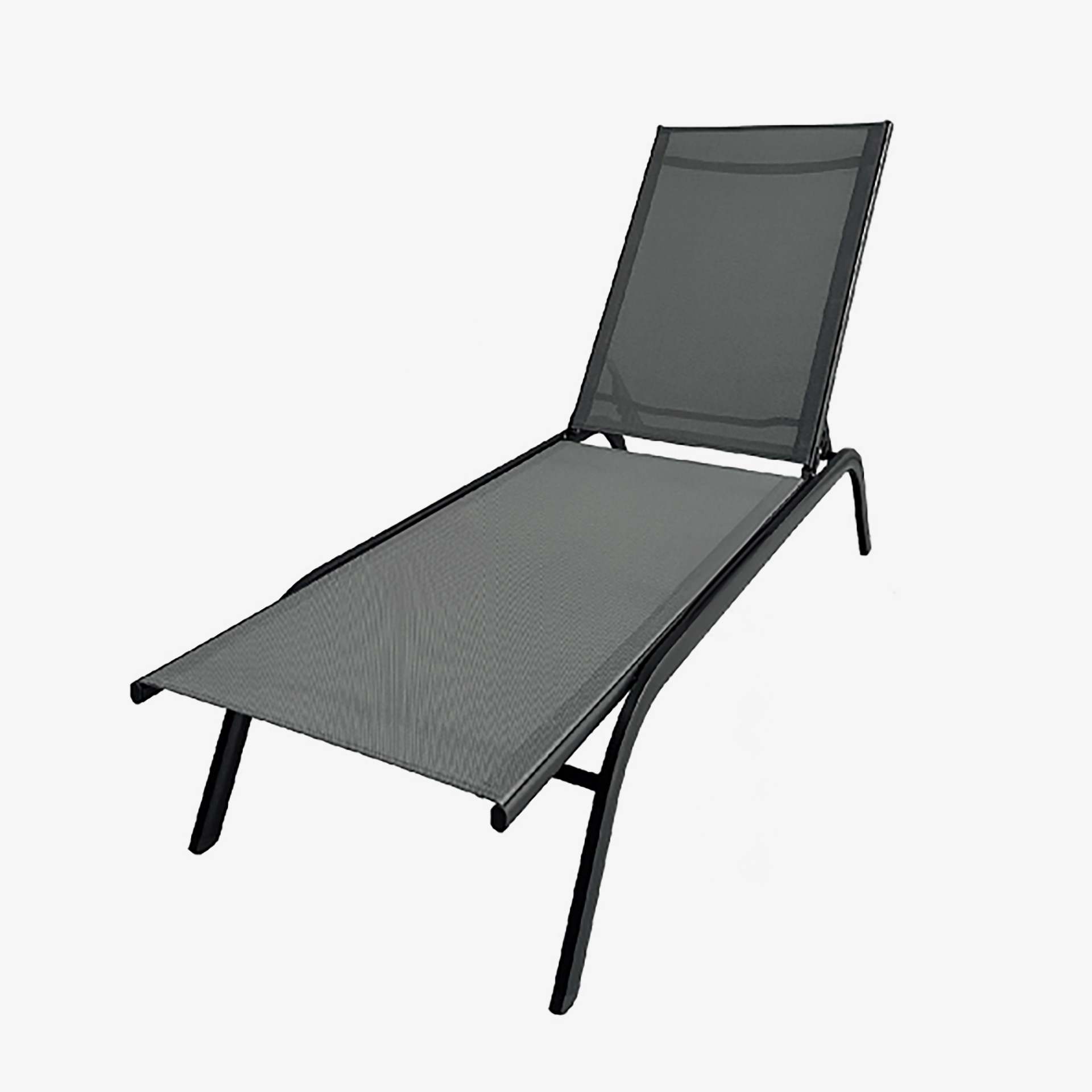 Tumbona de jard&iacute;n de textileno gris Oasis