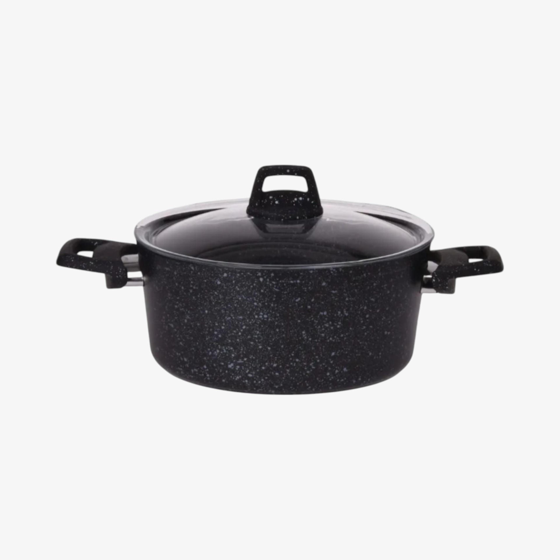 Cacerola de aluminio negro Katsa 3,5L