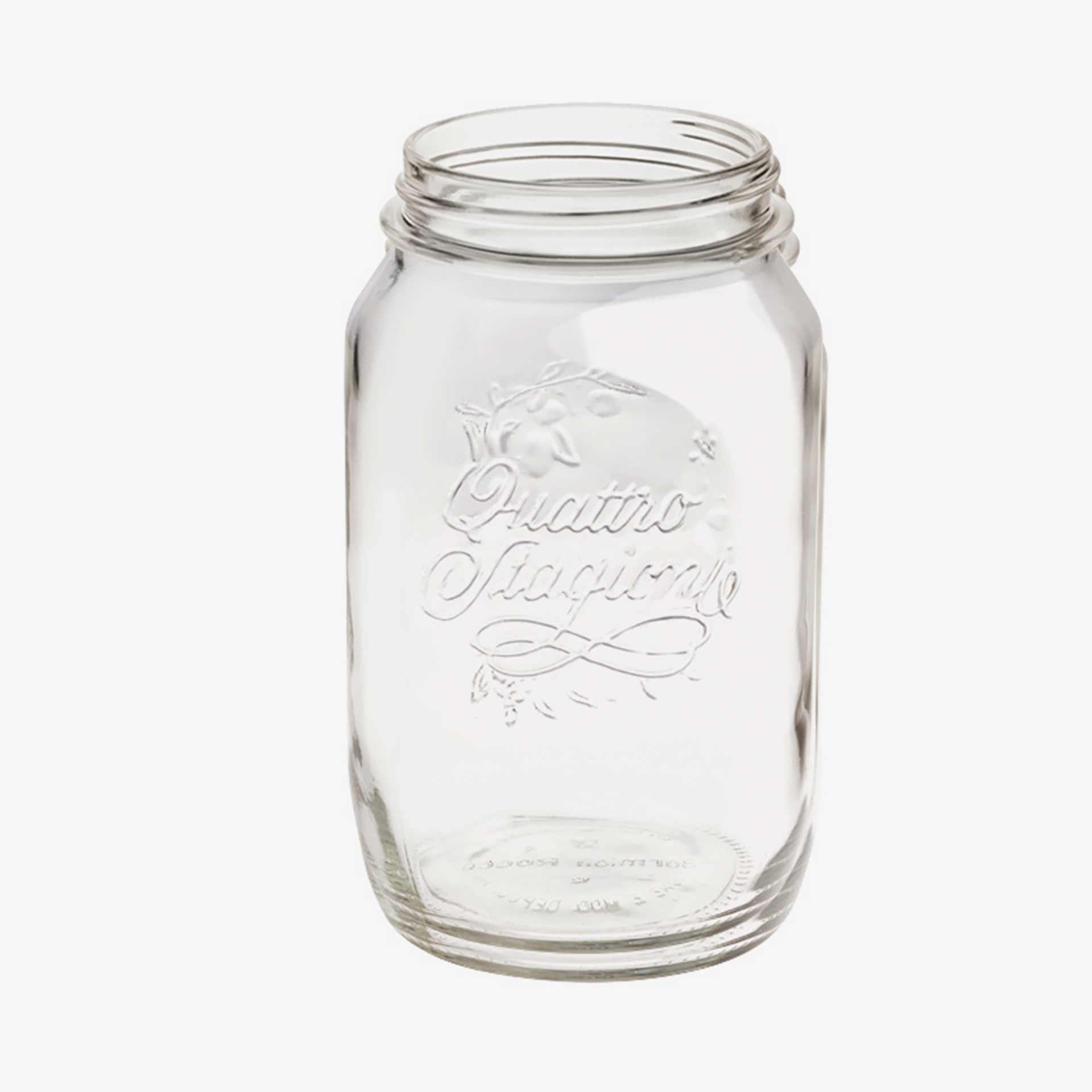Bote de vidrio con tapa Quattro Stagioni 1L