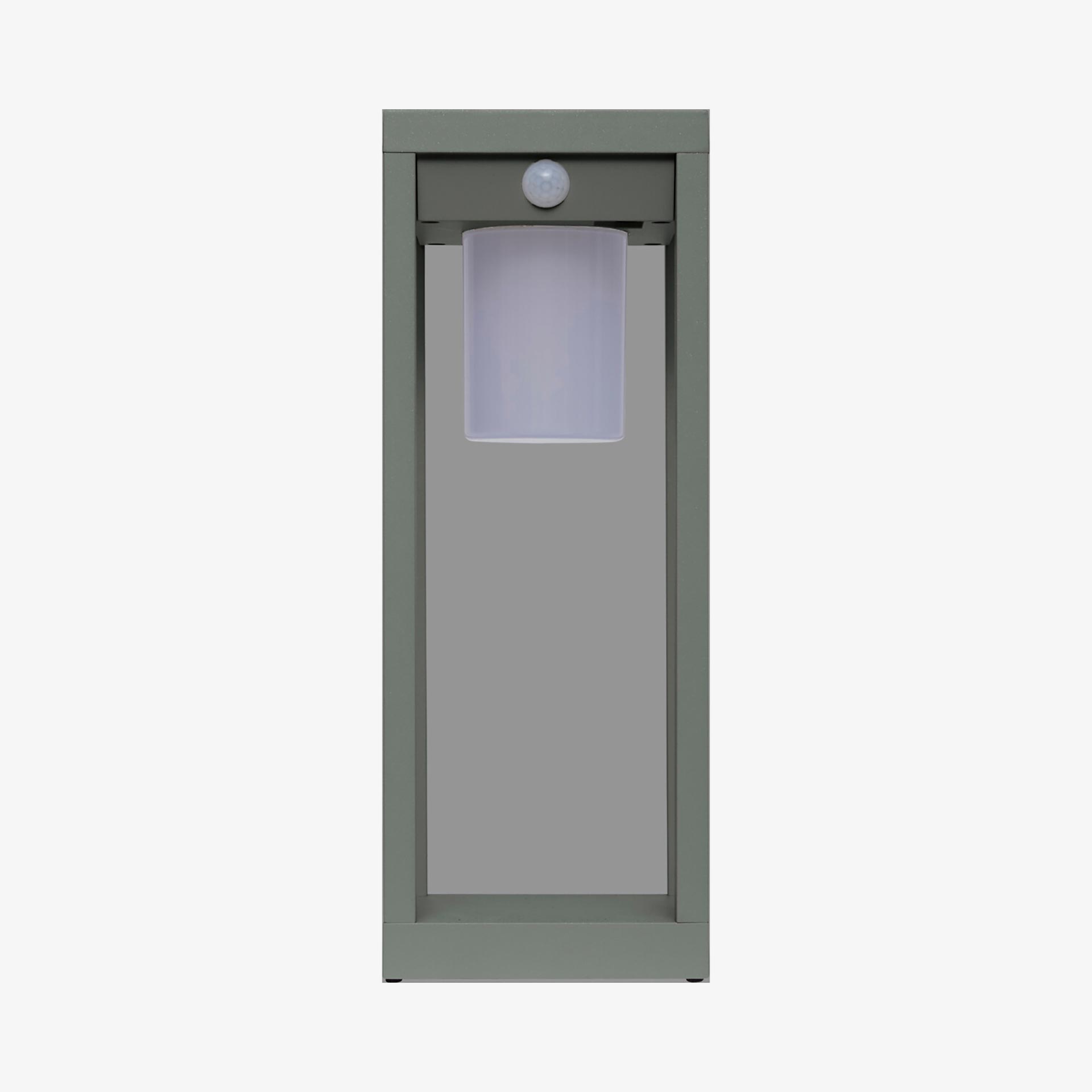 Farol solar para jard&iacute;n de aluminio verde Pirox 40cm