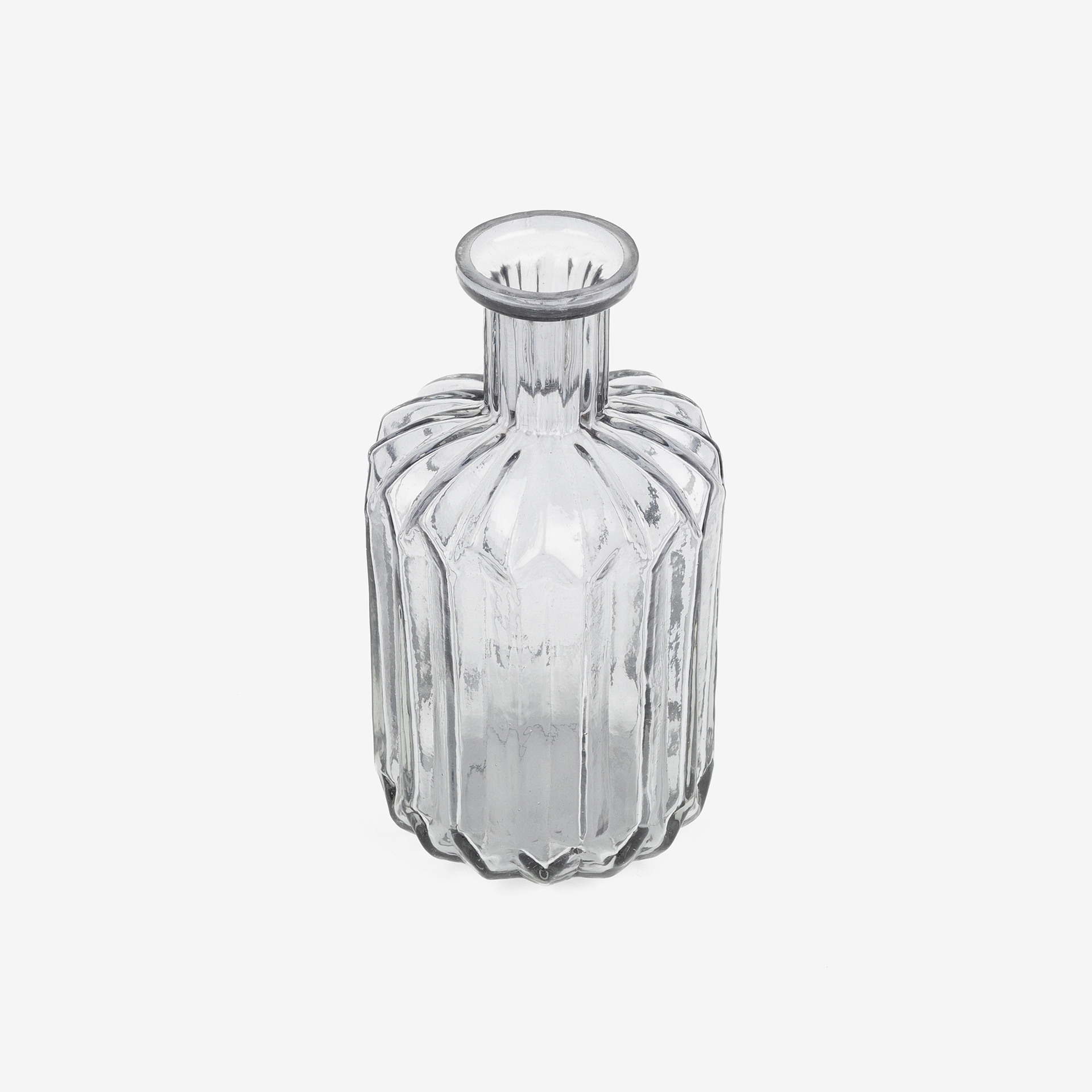 Jarr&oacute;n de cristal azul Minda &Oslash;8x16cm