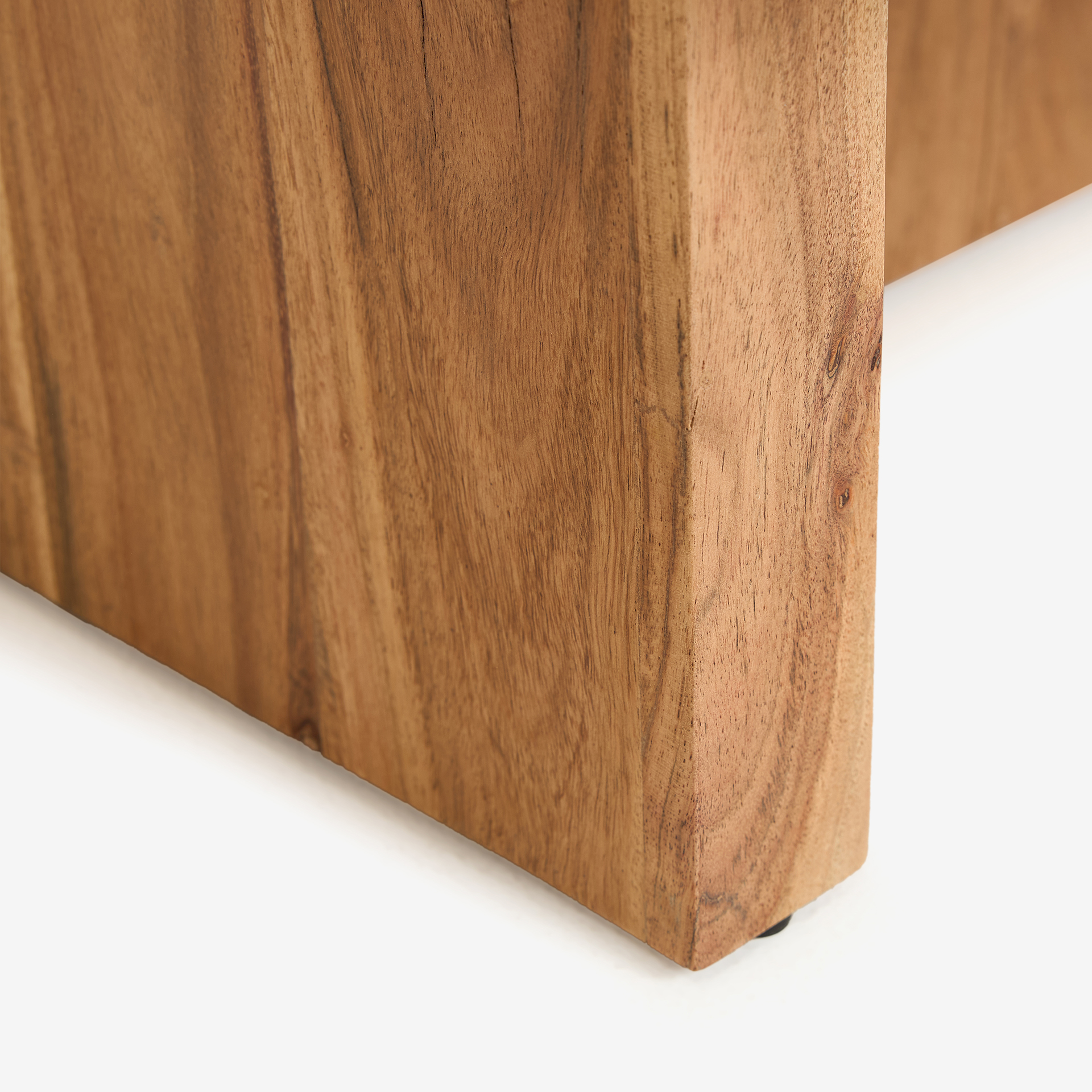 Mesa de centro de microcemento y madera de acacia Balin 105x60x30cm Clau&Chloe