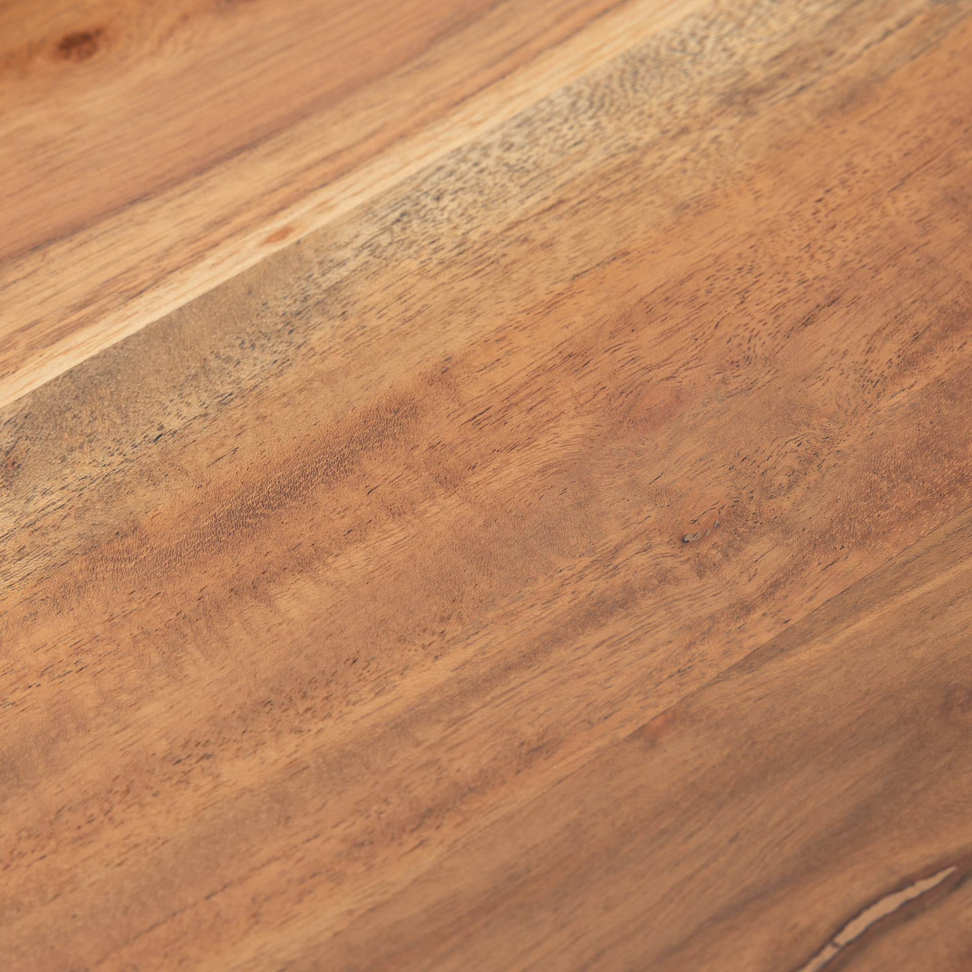 Camarera de madera de acacia y metal negro Jal 68x33x71cm