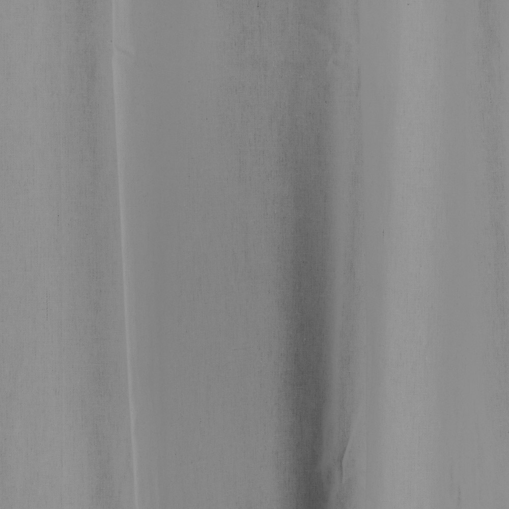 Cortina gris de algodón y poliéster 140x260cm