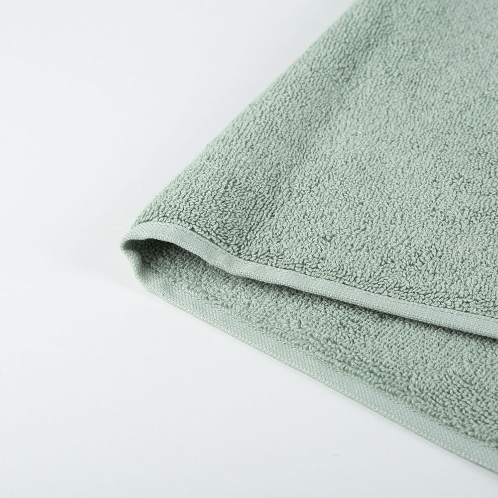 Alfombra de baño algodón verde 50x70cm