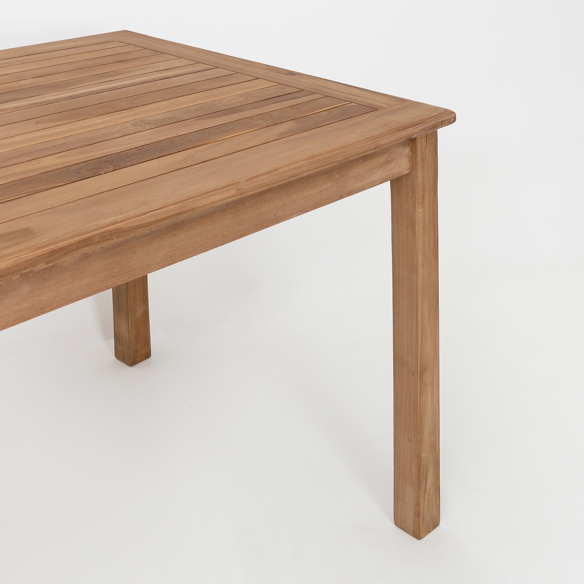 Mesa de jard&iacute;n de madera de teca Azores 140x80cm