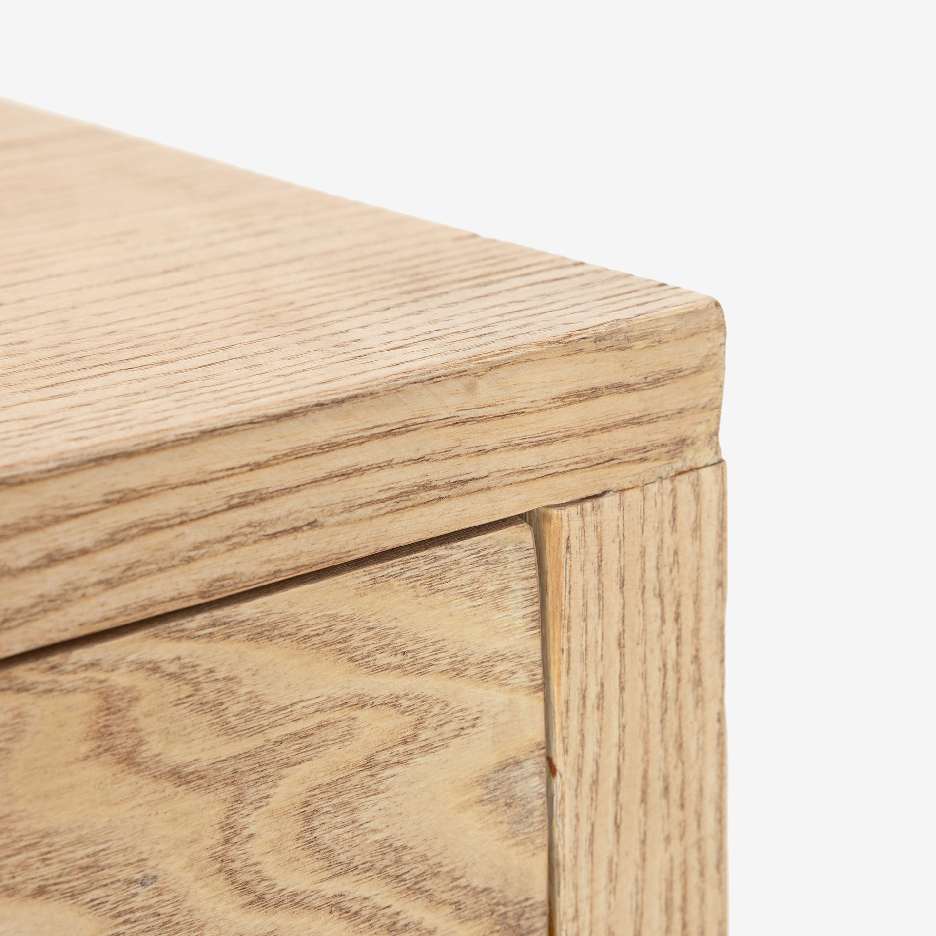 Aparador de madera de olmo reciclada 120x30x84cm