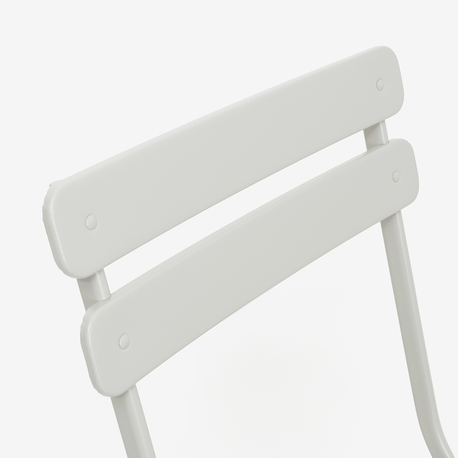 Silla de jardín plegable de metal gris Bistro 40x38x90cm