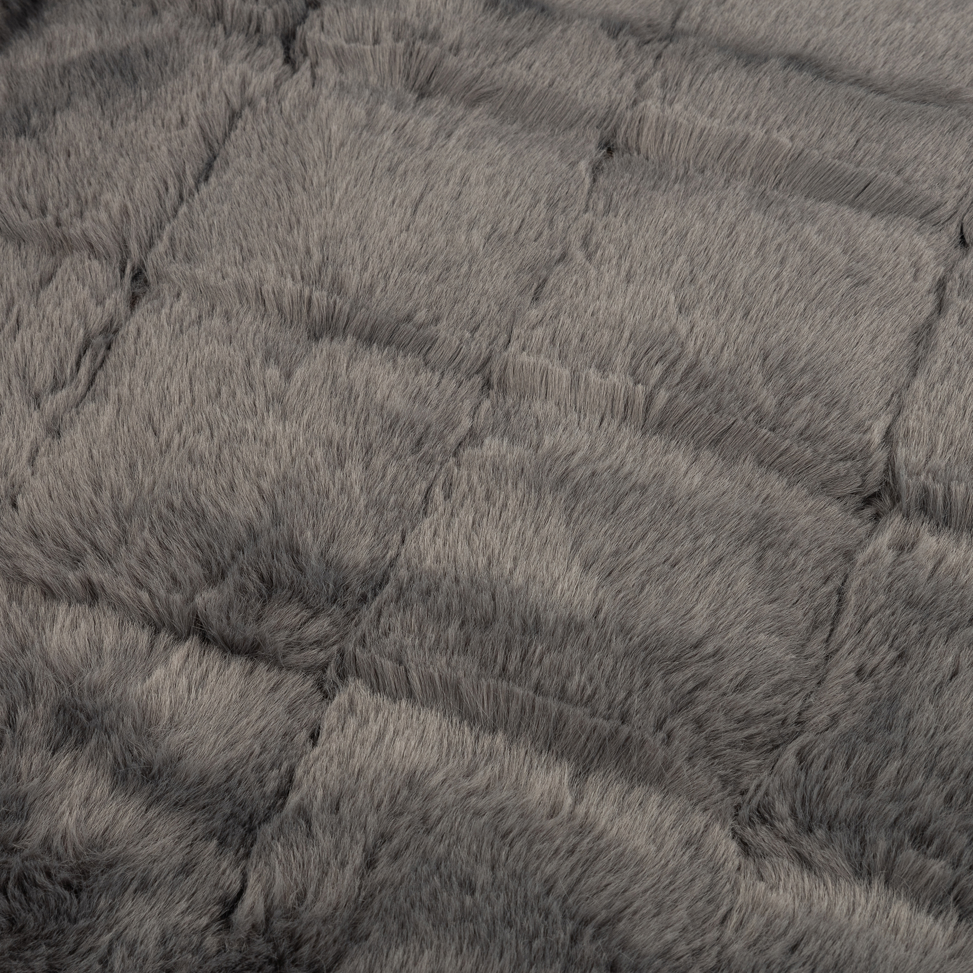 Manta de pelo suave gris Nuuk 130x150cm