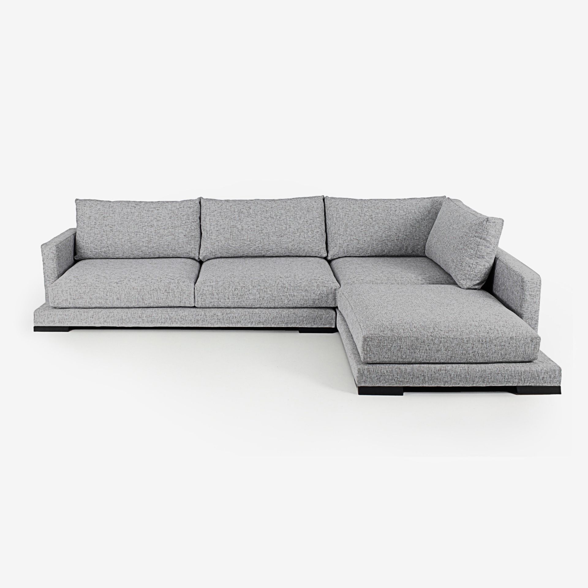 Sofá con chaise longue Lulua 325x215x88cm Clau&Chloe en varios colores